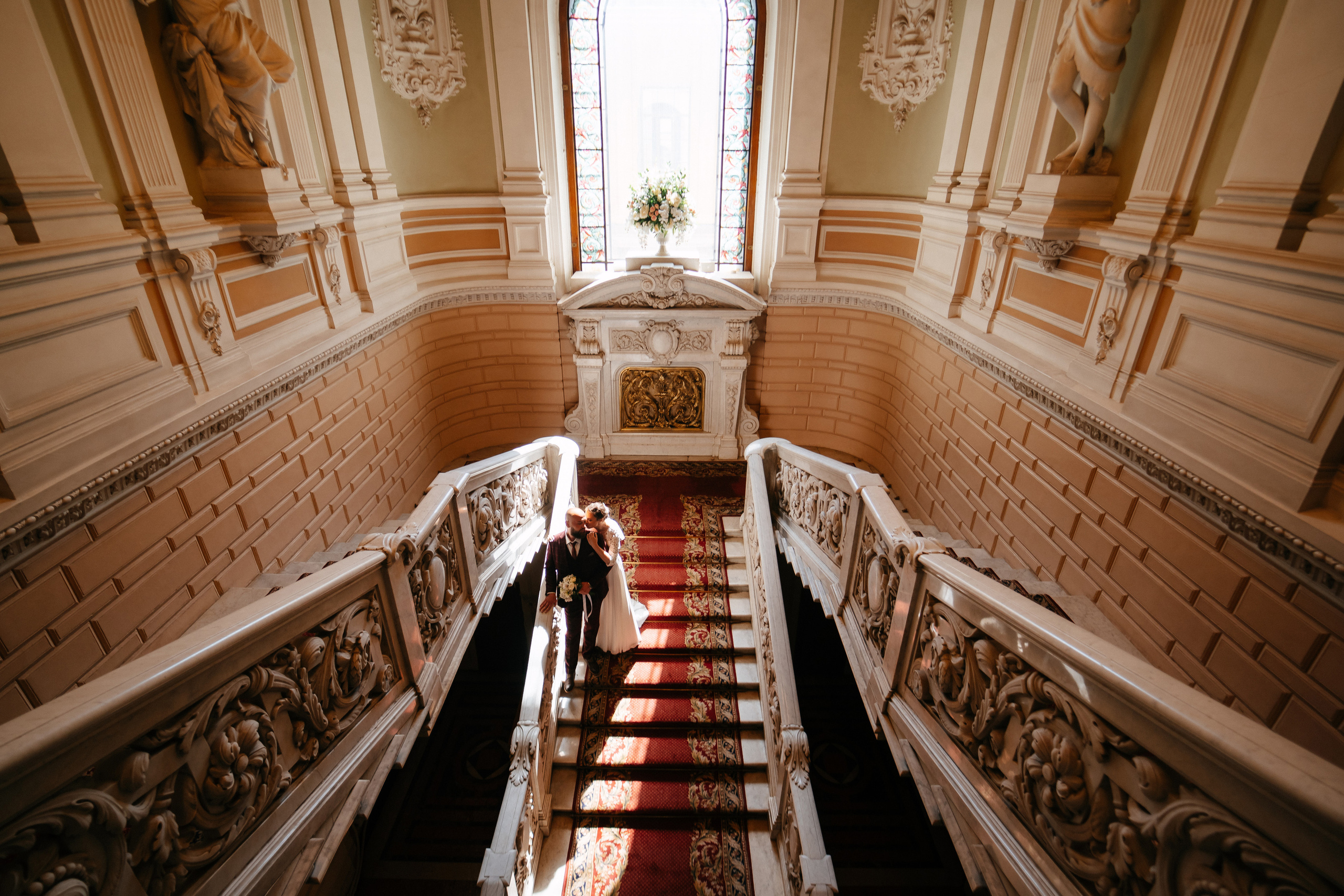 Свадьба в Санкт-Петербурге в Дворце бракосочетания 1 на Английской набережной. 