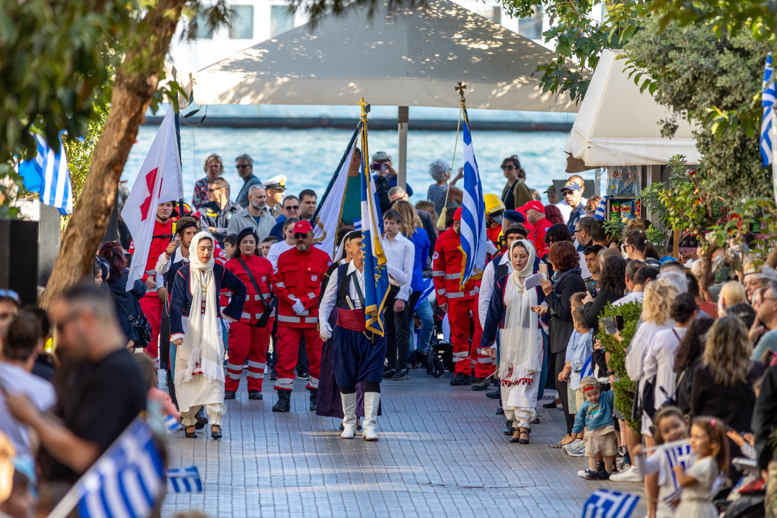 День Охи, Агиос Николаос Крит