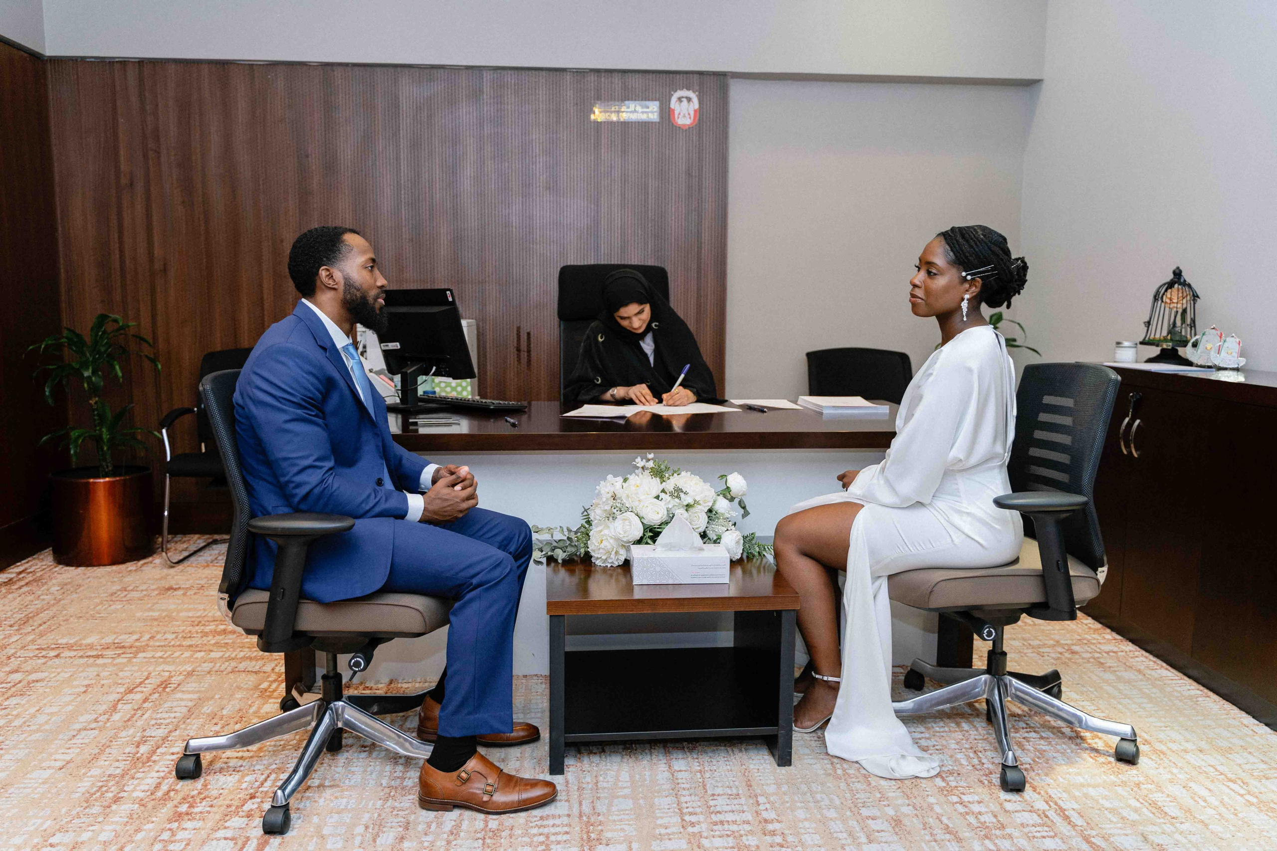 Marriage court in Abu Dhabi | wedding ceremony and photoshoot