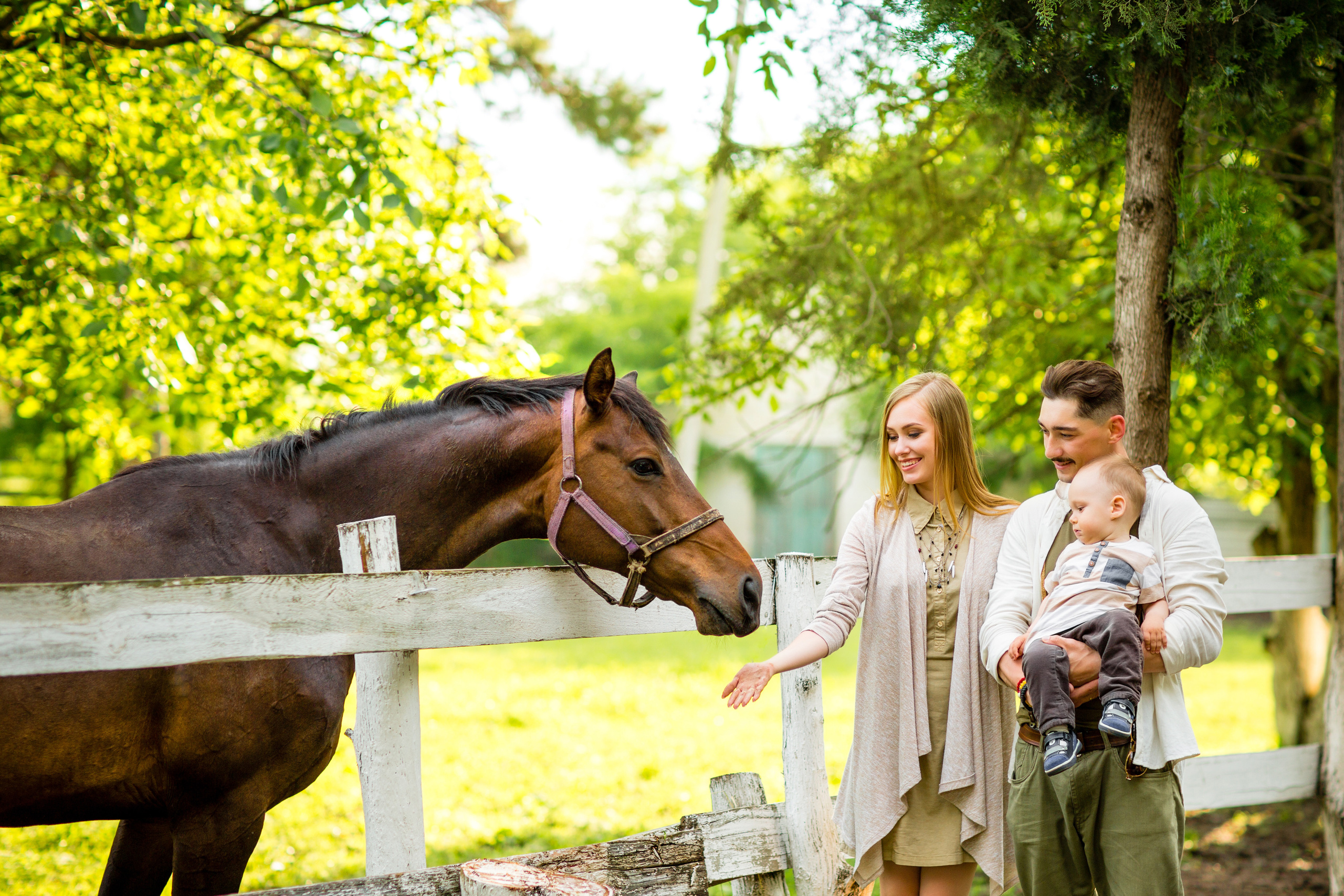 Уличная фотосессия с ребенком