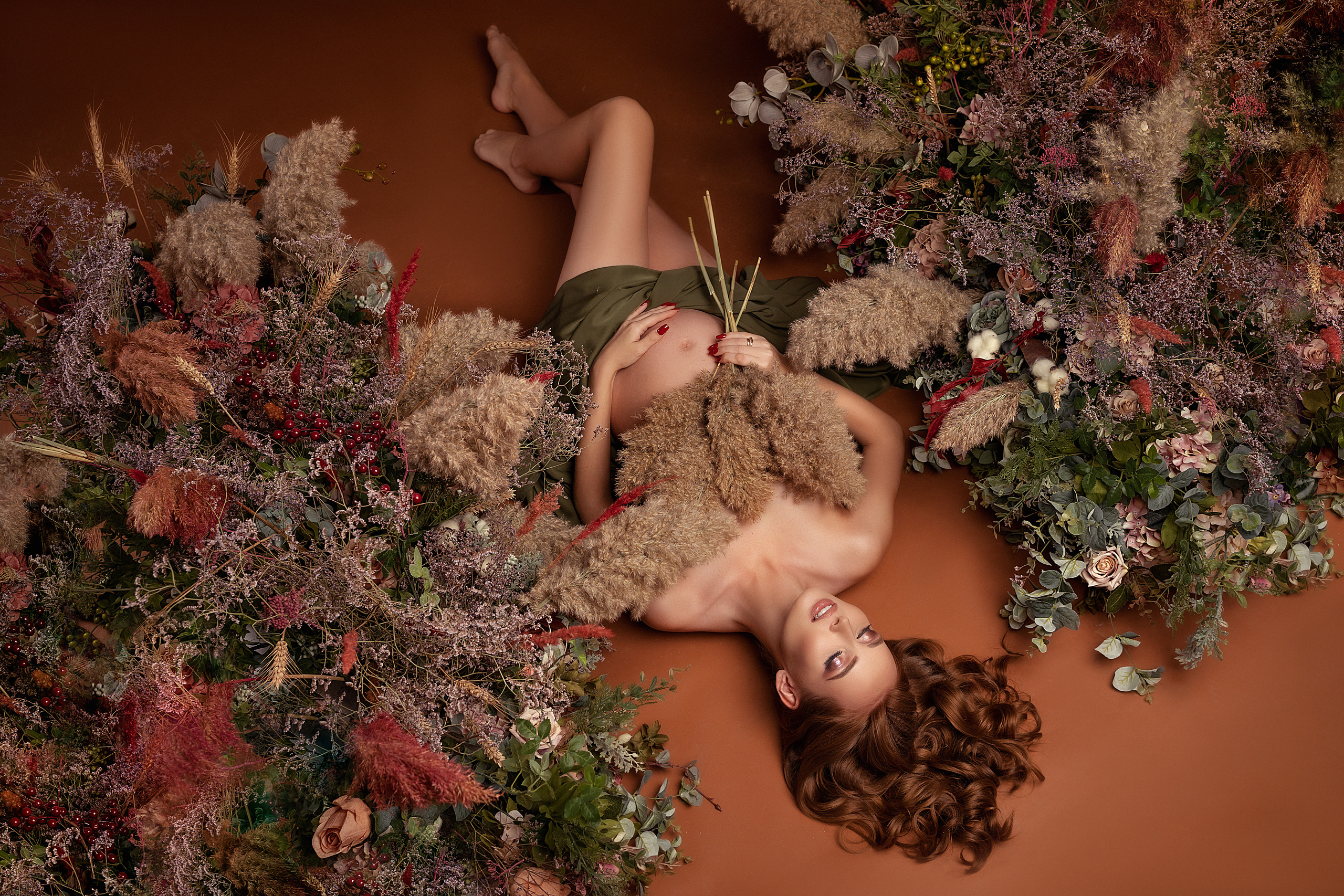 Фотосессия беременности в стиле ВОГ