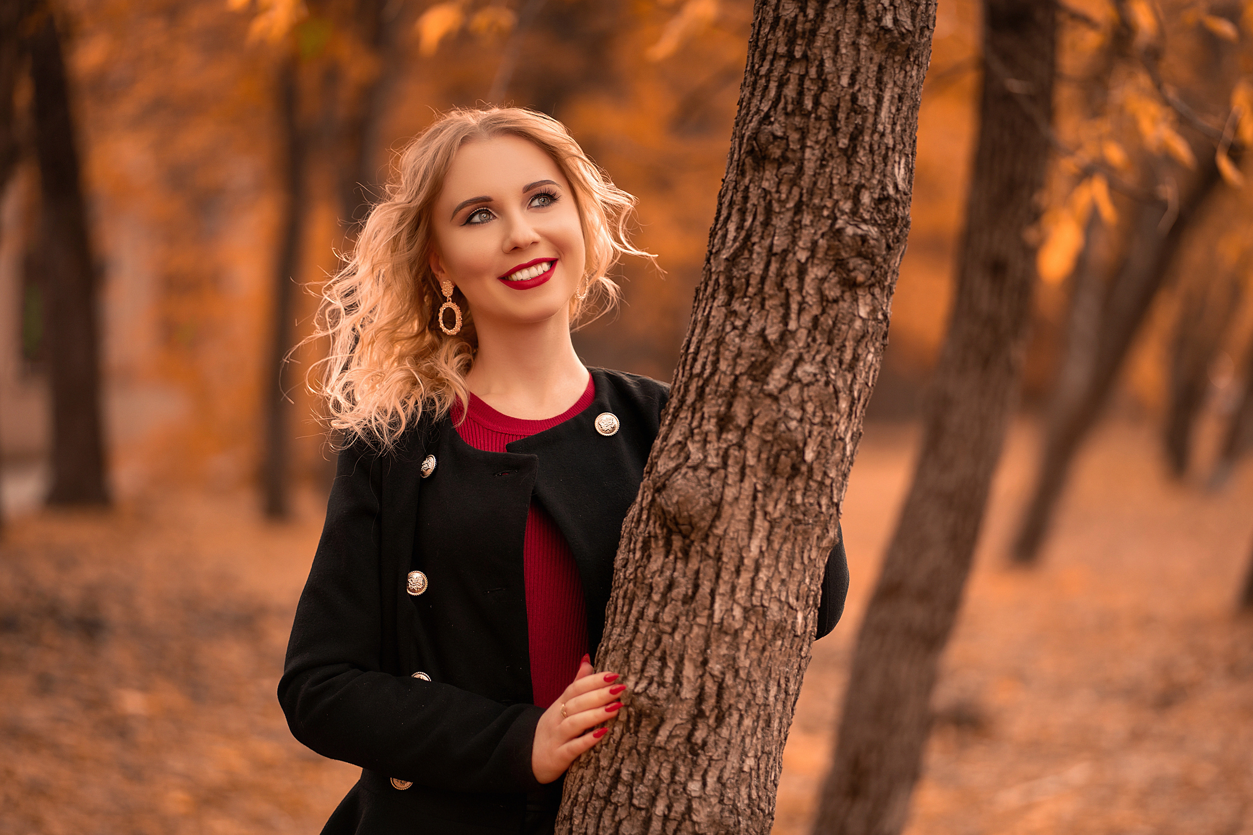 Осенняя фотосессия для девушки в Краснодаре