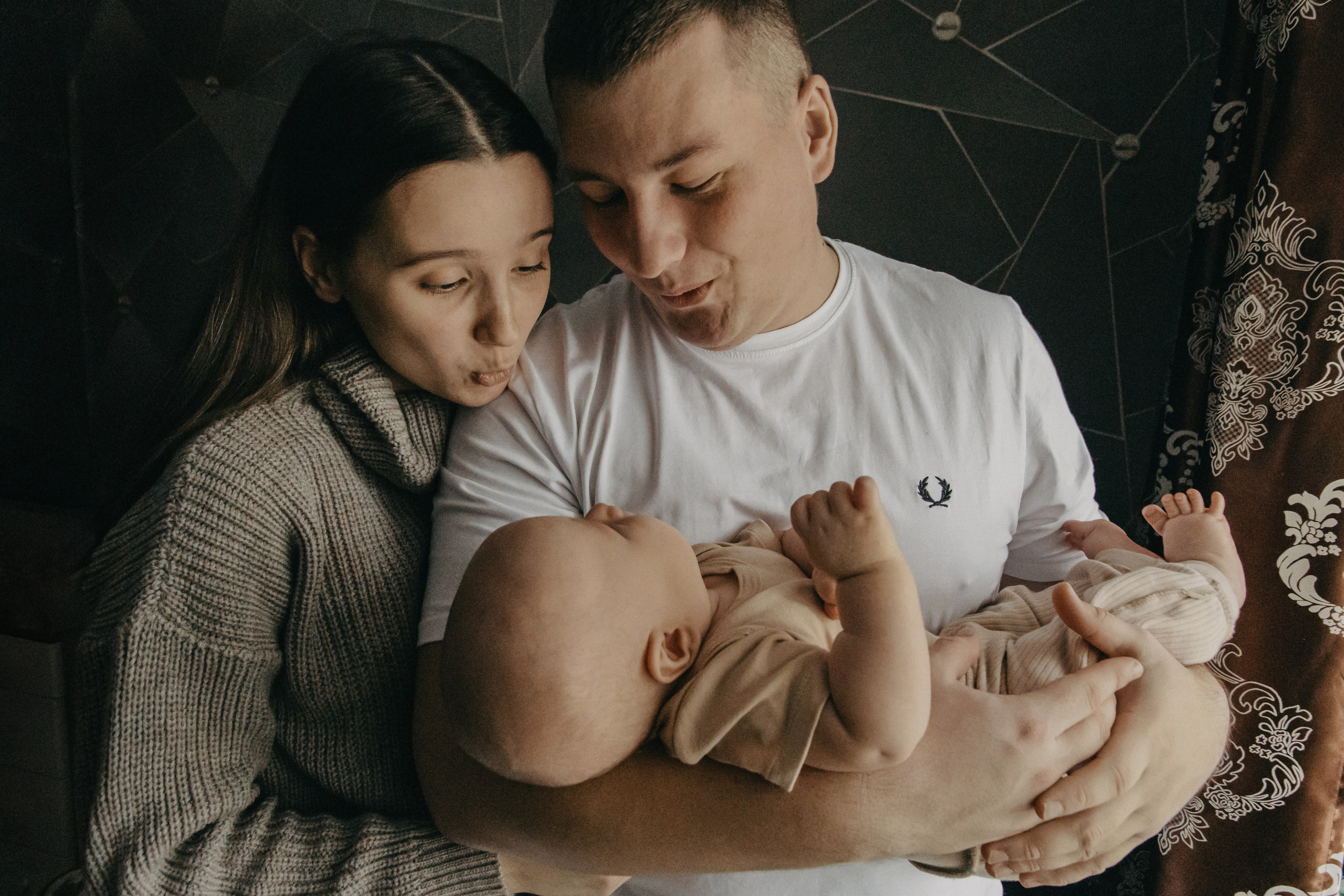 У нас обычная квартира и трёхмесячный малыш. Вот что из этого вышло. Свадебный и семейный фотограф Рыбинск. Ярославль. Татьяна Акимова