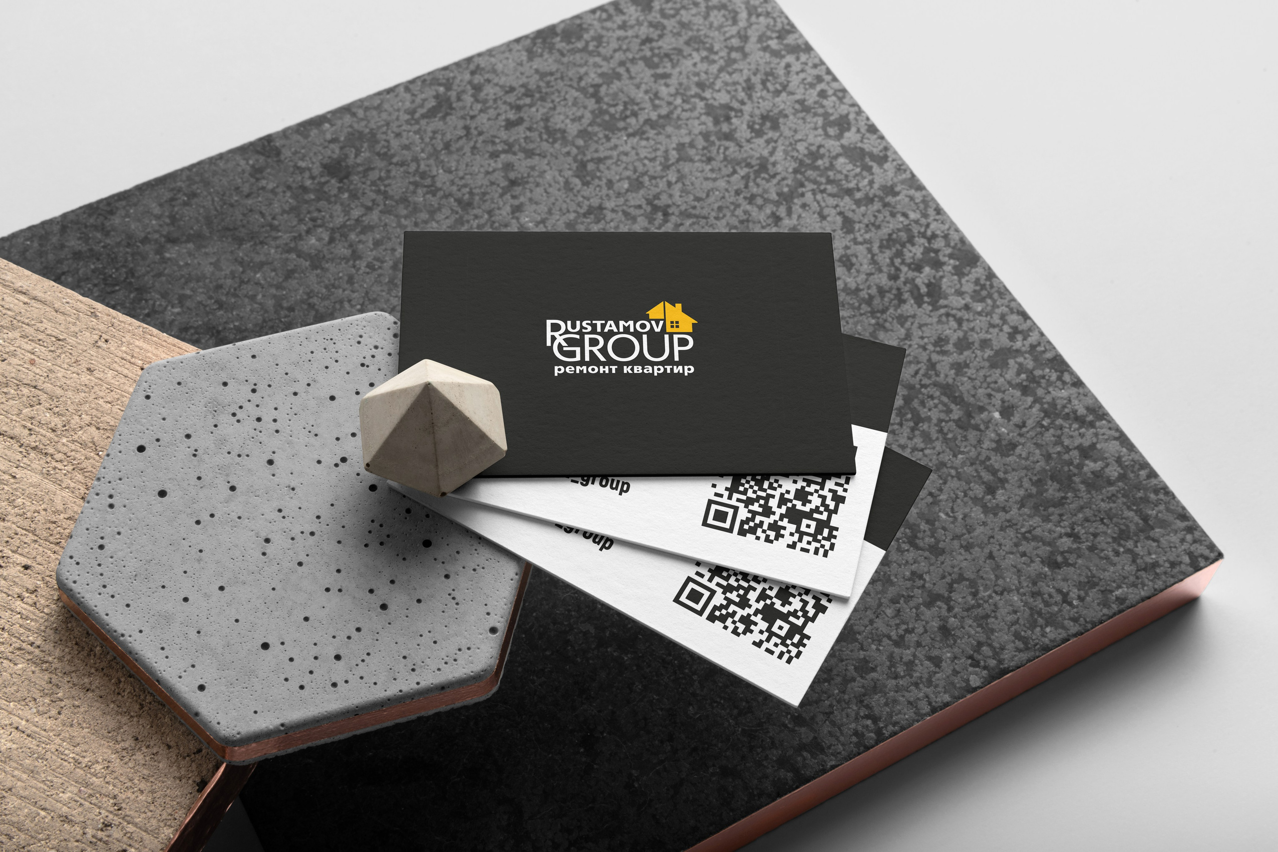 Разработка фирменной визитки для бизнеса - создание делового стиля. Студия графического дизайна Валерии Кадыровой