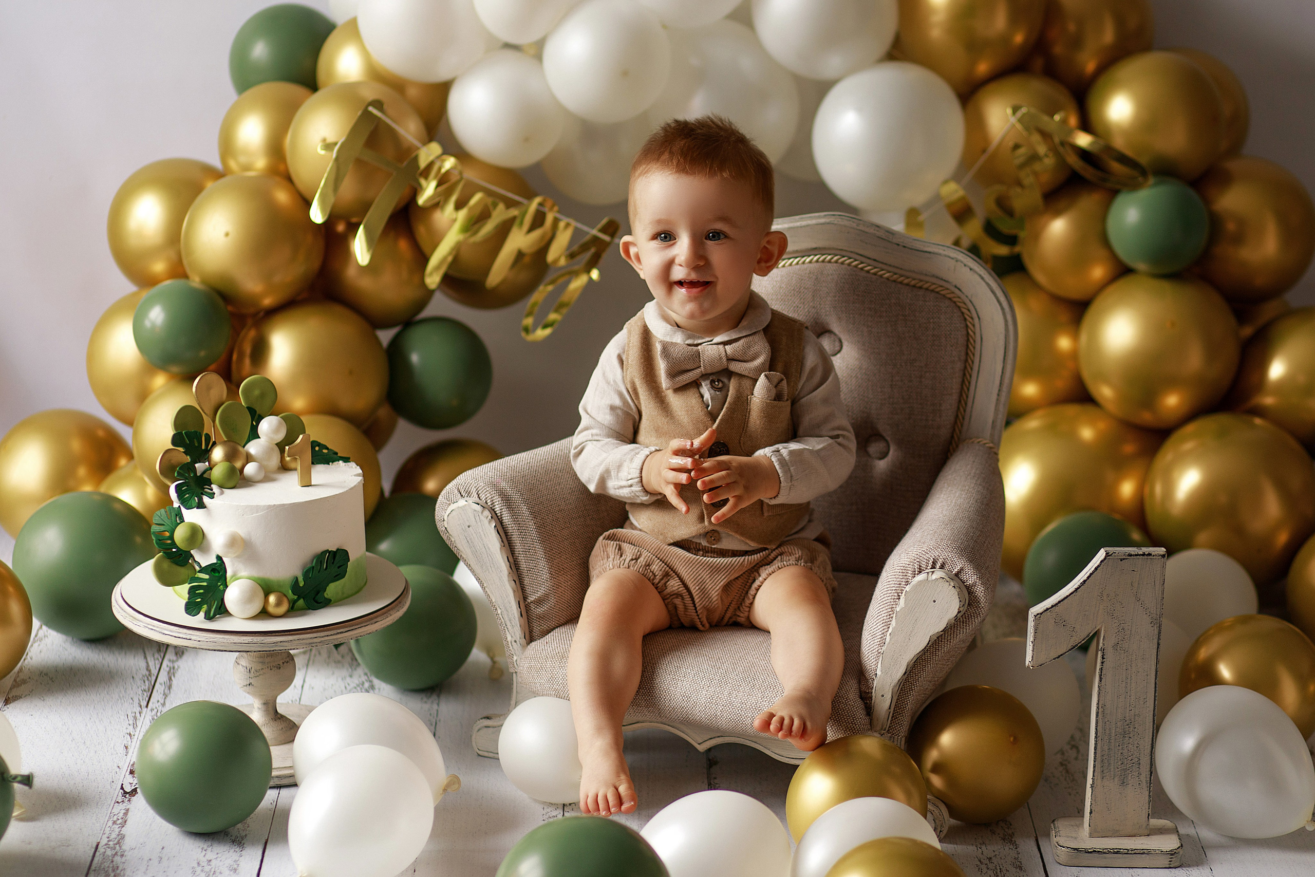 Годик (первый тортик). Фотограф новорожденных в Ульяновске Татьяна Соболева