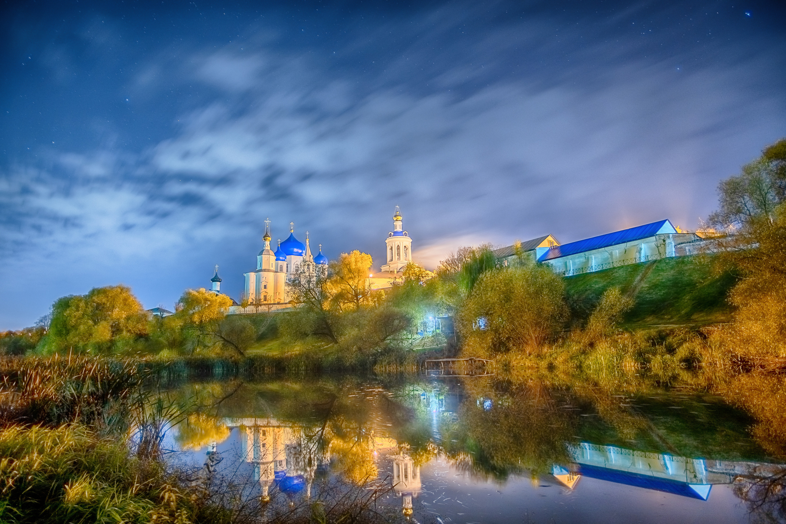 Ночное Боголюбово. Профессиональная фото и видеосъемка. Москва