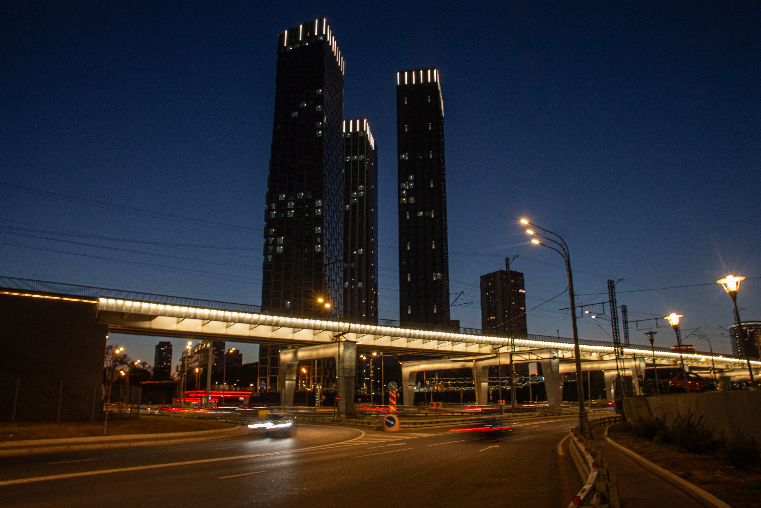 Ночная Москва. Фотограф Дарья Улюсова