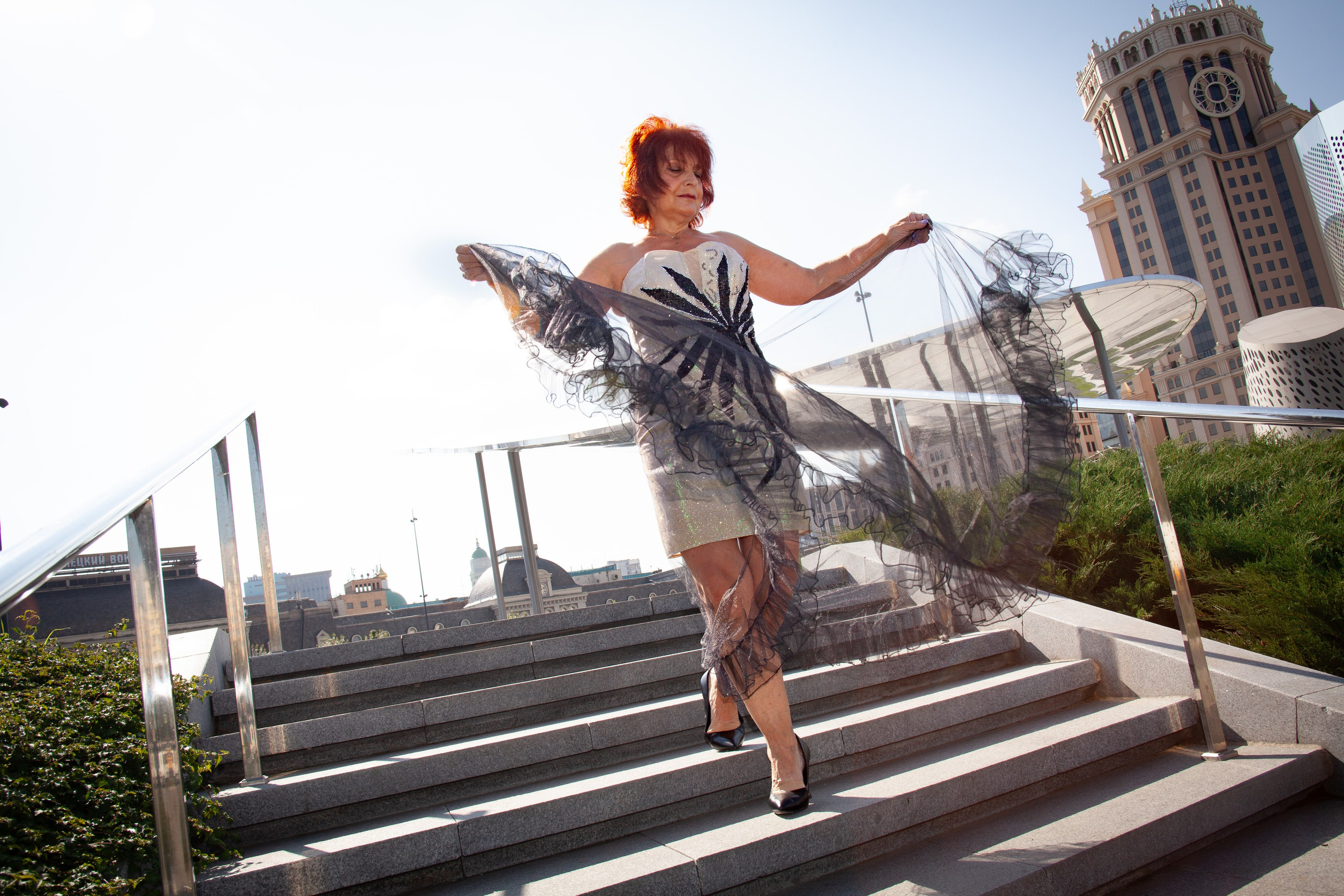 Портрет для модели 50+ в стиле fashion. Фотодень в Москве