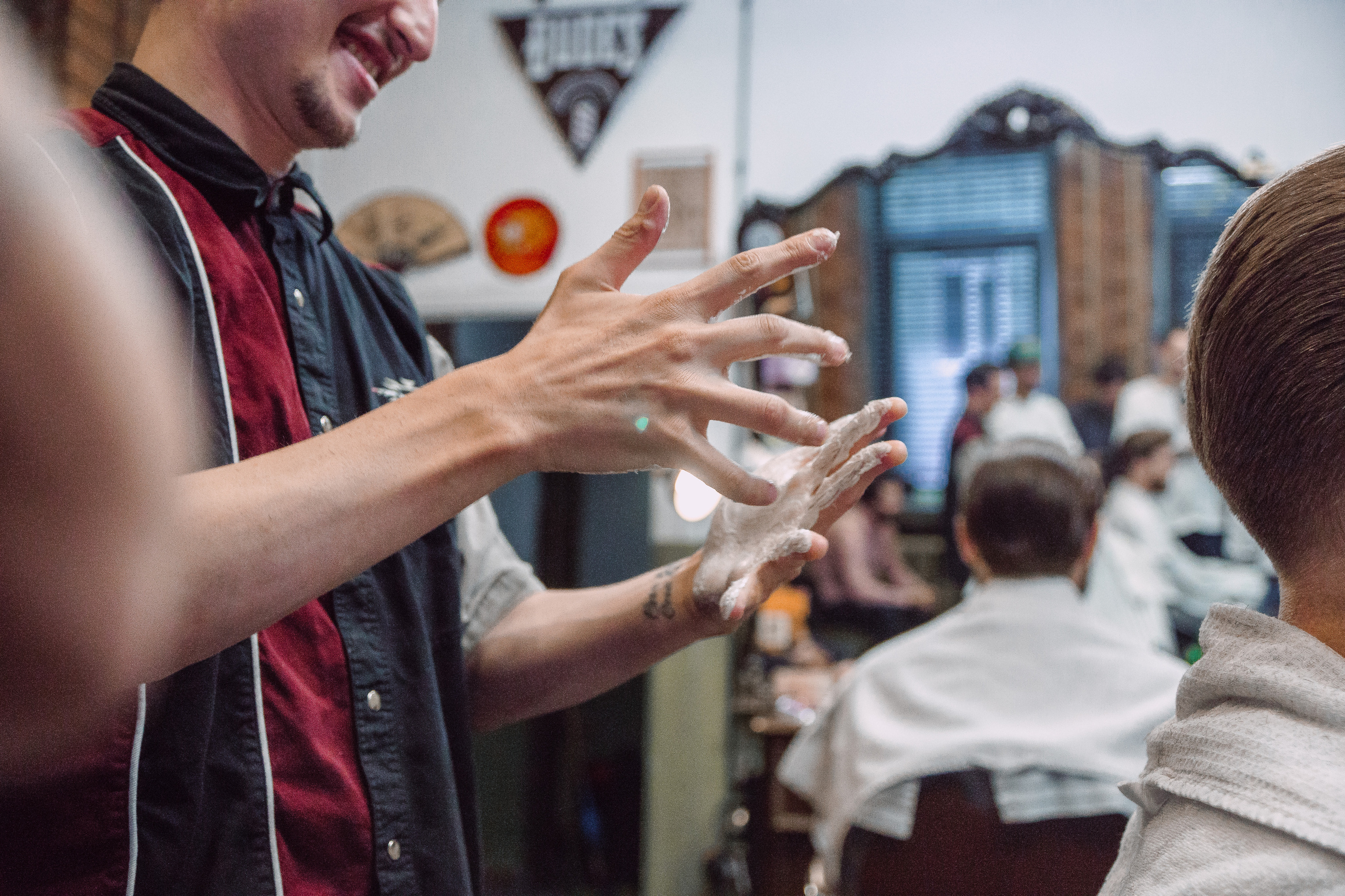 Фотосъемка мастер класса для барберов и парикмахеров. Жуков Илья  свадебный фотограф в Москве