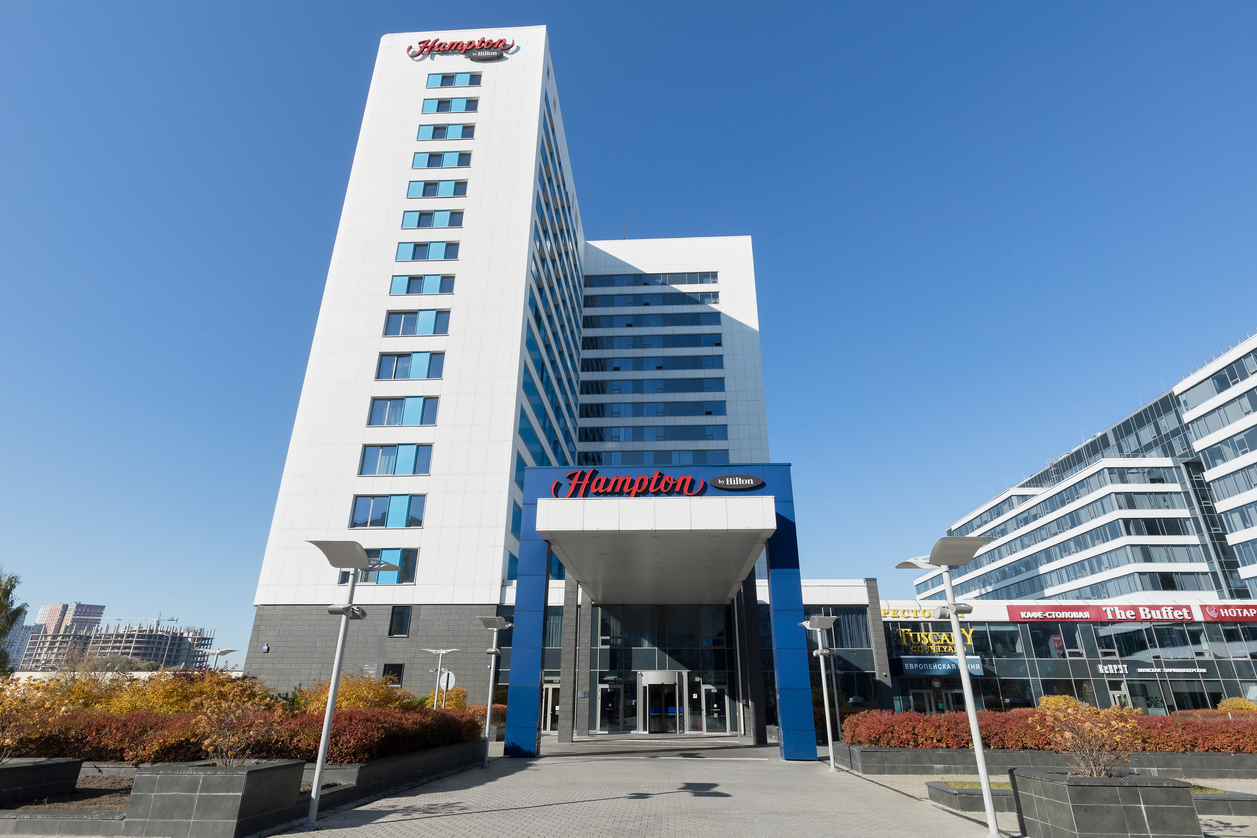 Интерьерная фотосъемка отеля Hampton by Hilton│фотограф Крис Медведева. Интерьерный фотограф в Москве Кристина Медведева