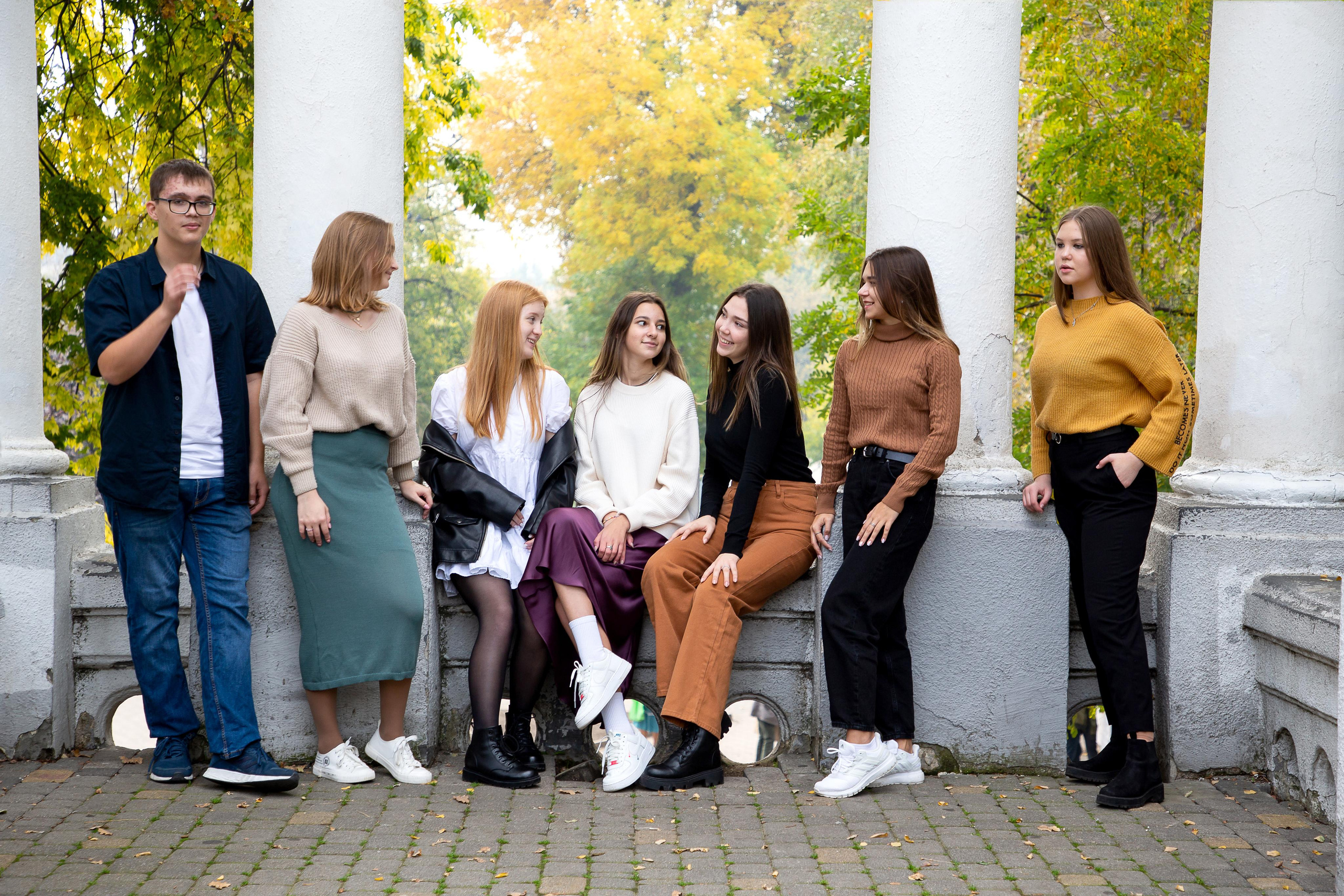 Фотосъемка старших классов в «Городском парке». Детский школьный и семейный фотограф в Краснодаре