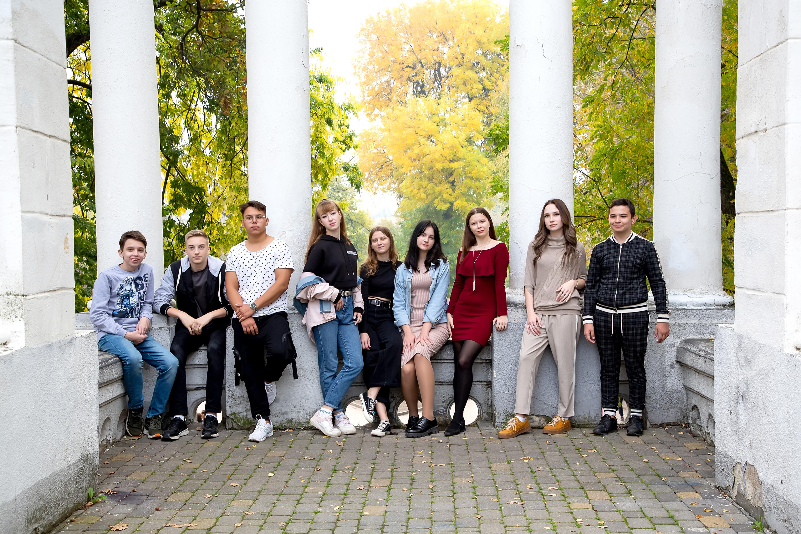 Фотосъемка старших классов в «Городском парке». Детский школьный и семейный фотограф в Краснодаре