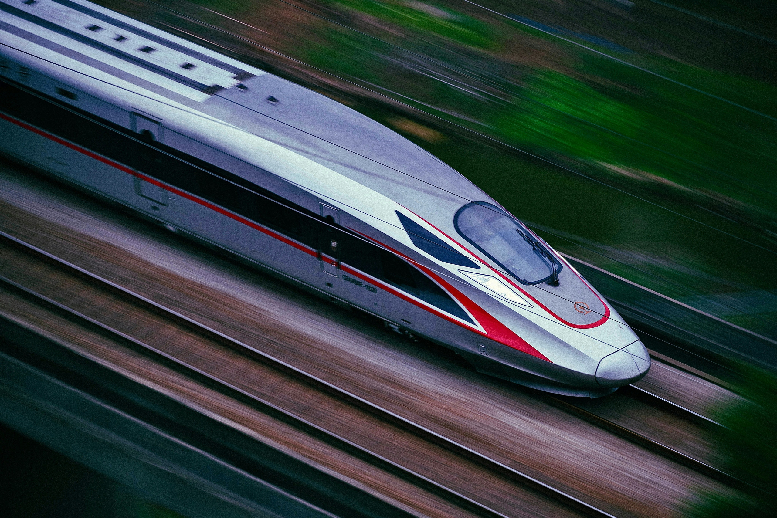 High-speed train travel between Moscow and St. Petersburg with comfortable seating