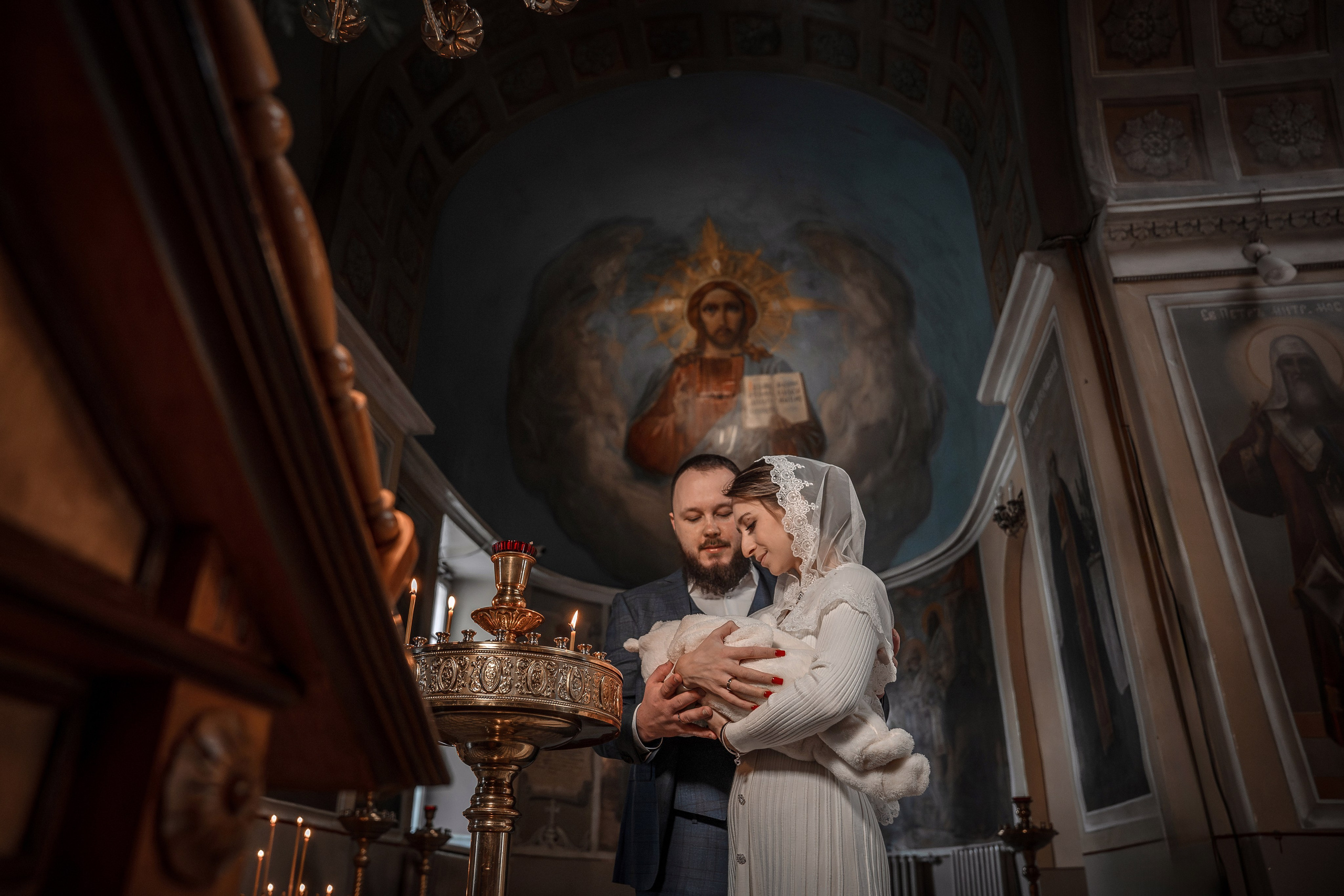 Фотограф Александра Борисова. Фото- и видеосъёмка крещения и венчания. Фотограф на крещение Москва