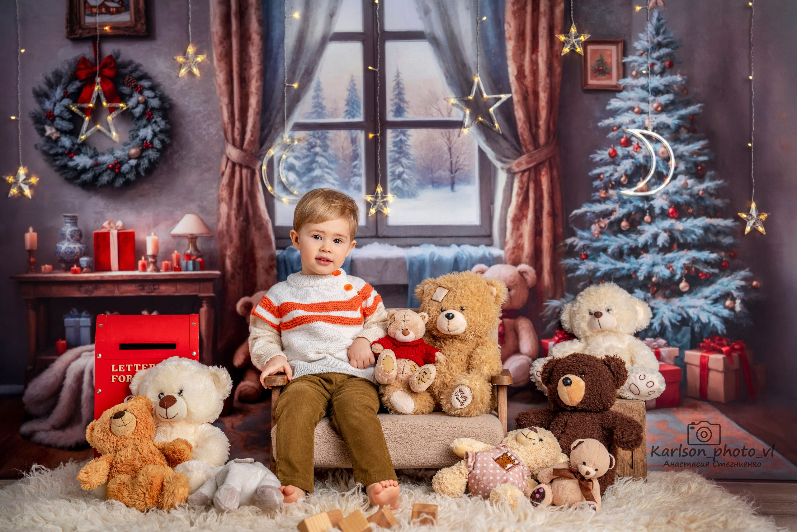 Новый год. Детский и семейный фотограф в Москве Анастасия Стегниенко