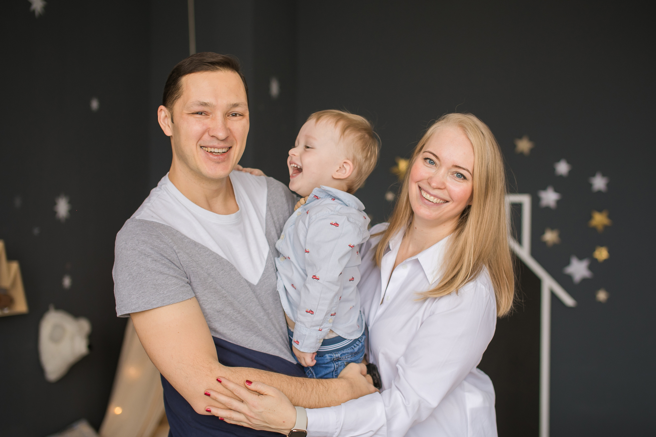 семейная фотосессия в студии