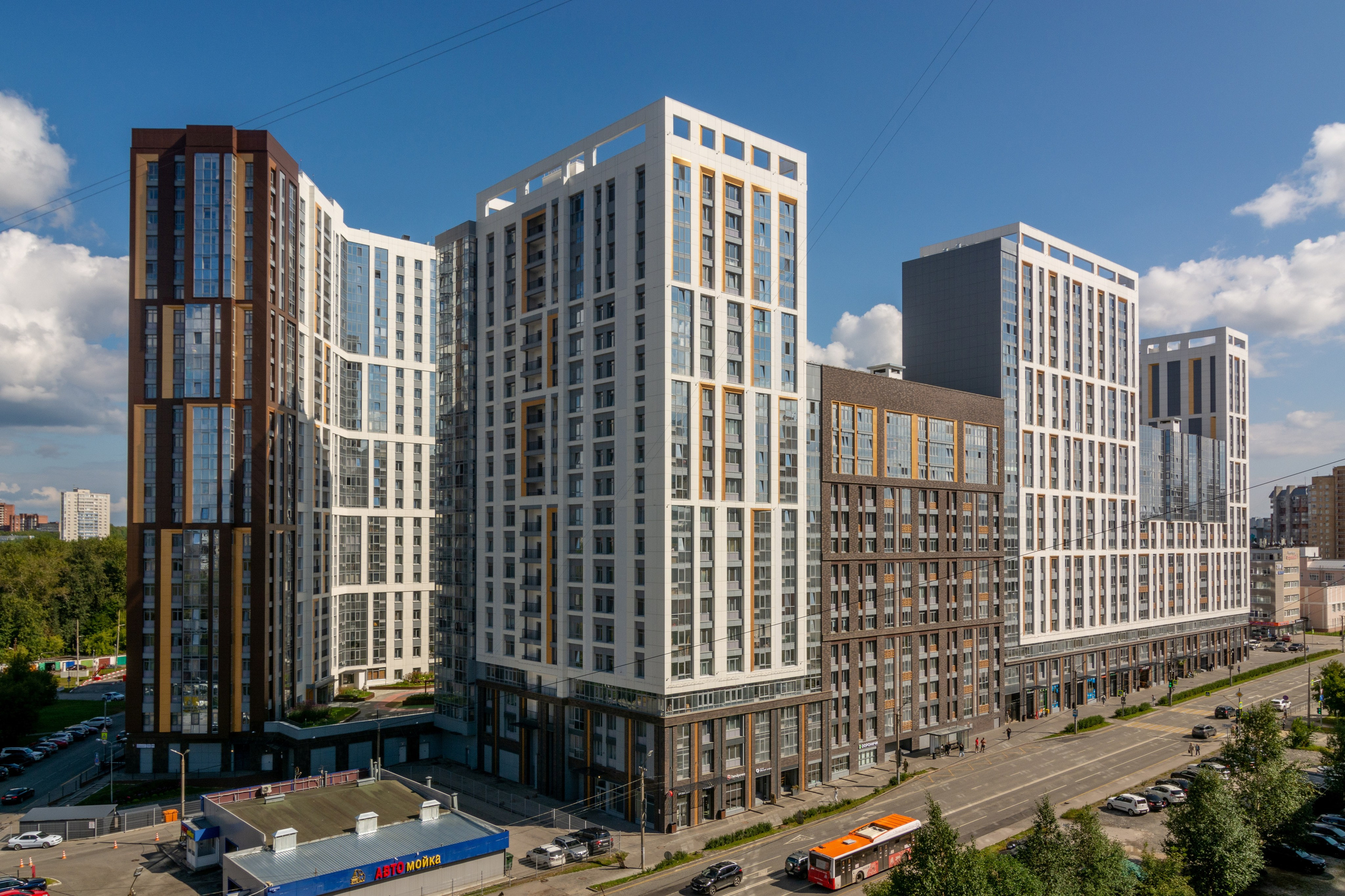 Навесной вентилируемый фасад Борисовские Мануфактуры