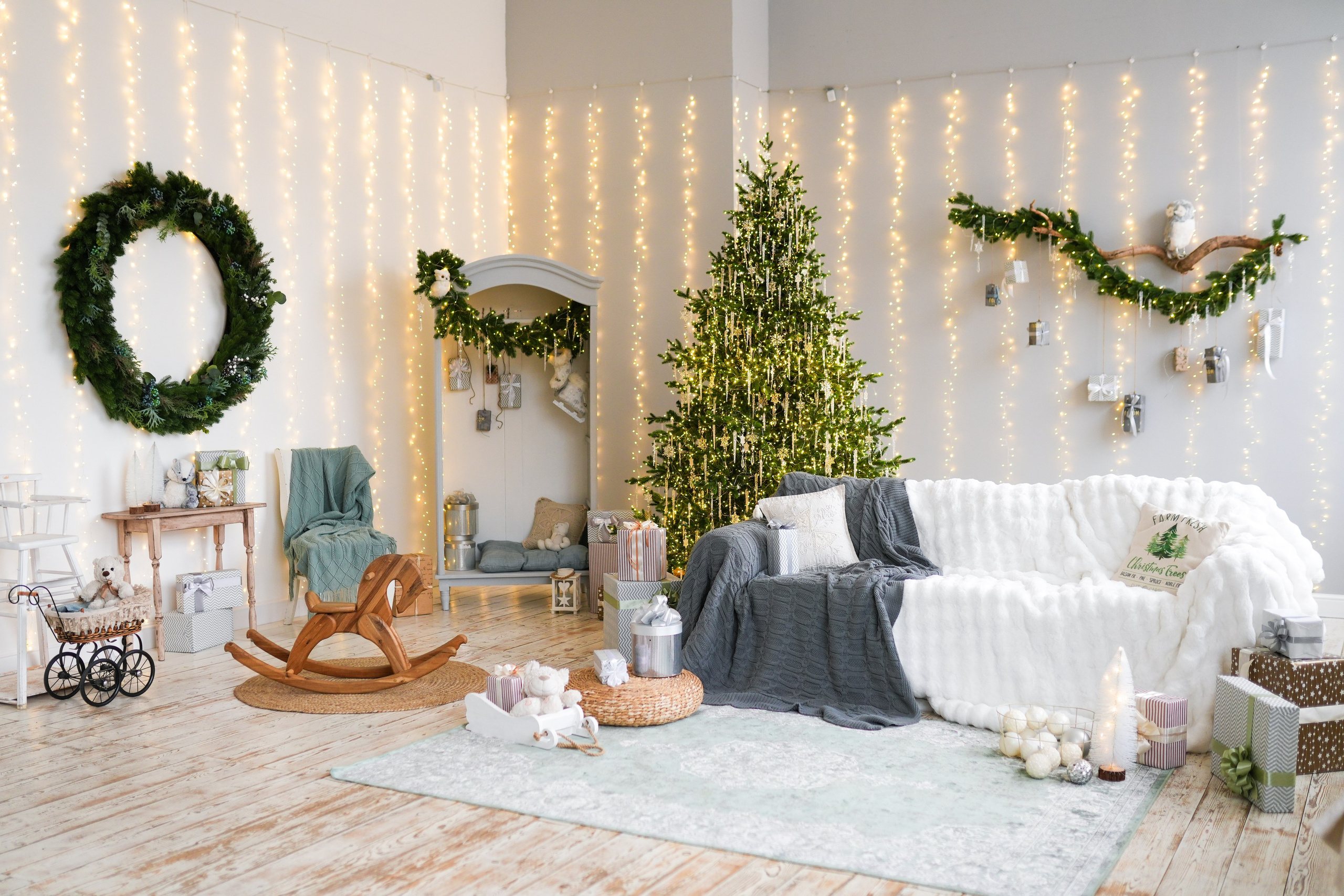 Новогодняя фотосессия 2025 в Москве. Интерьеры, Контент, Портреты | Фотограф в Москве Дани Терно