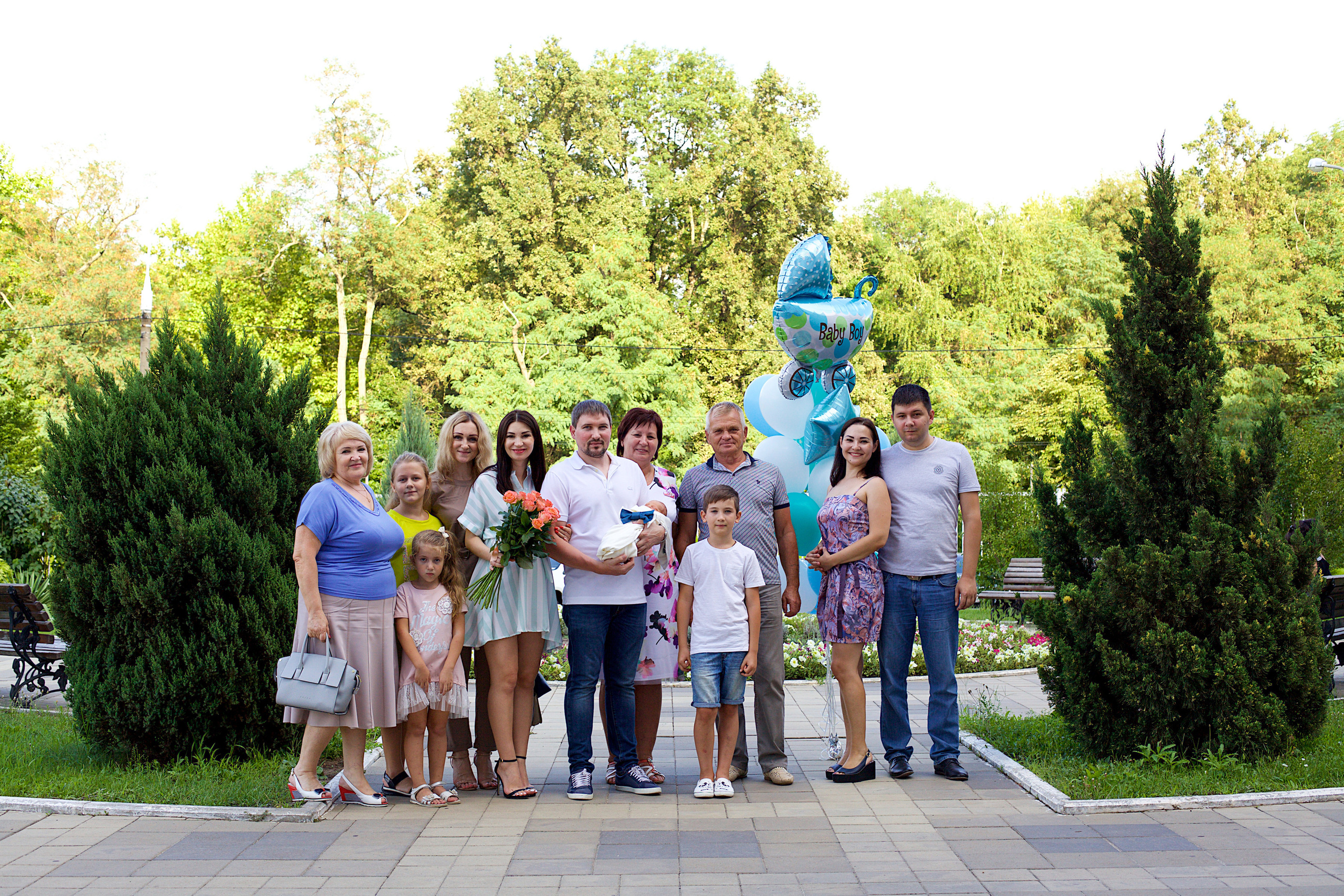 Фото выписка. Детский фотограф новорожденных в Краснодаре Чижова Марина