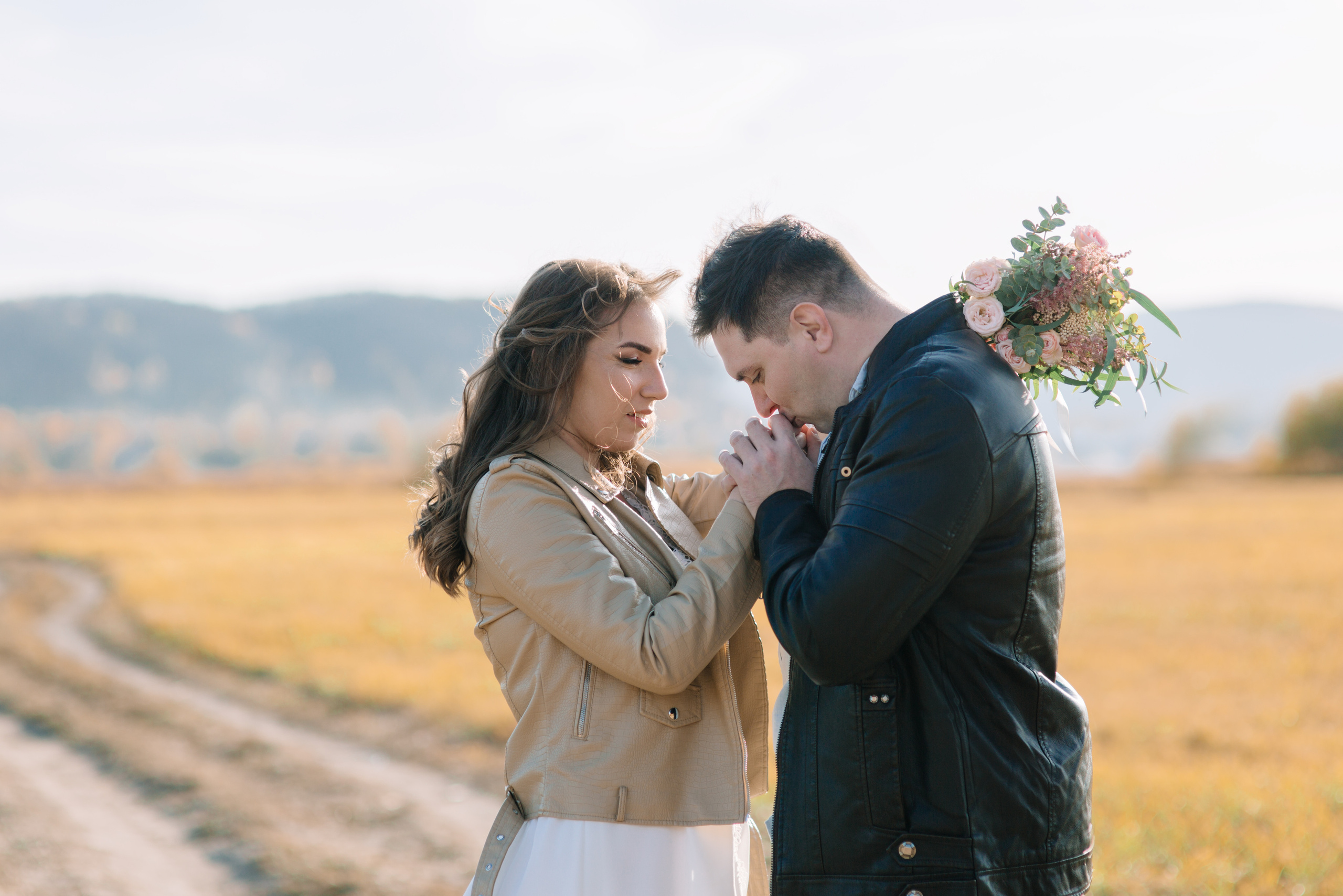 Лавстори с красивым видами. Свадебный фотограф в Самаре Катерина Мостовая