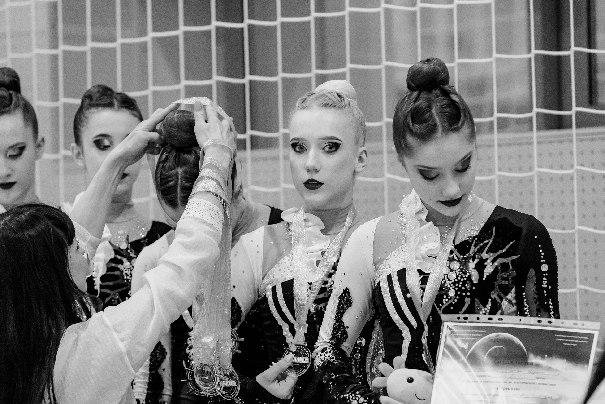 Городские соревнования по эстетической гимнастике «СТРЕКОЗА». Спортивный фотограф Александр Васильев. RG и AGG