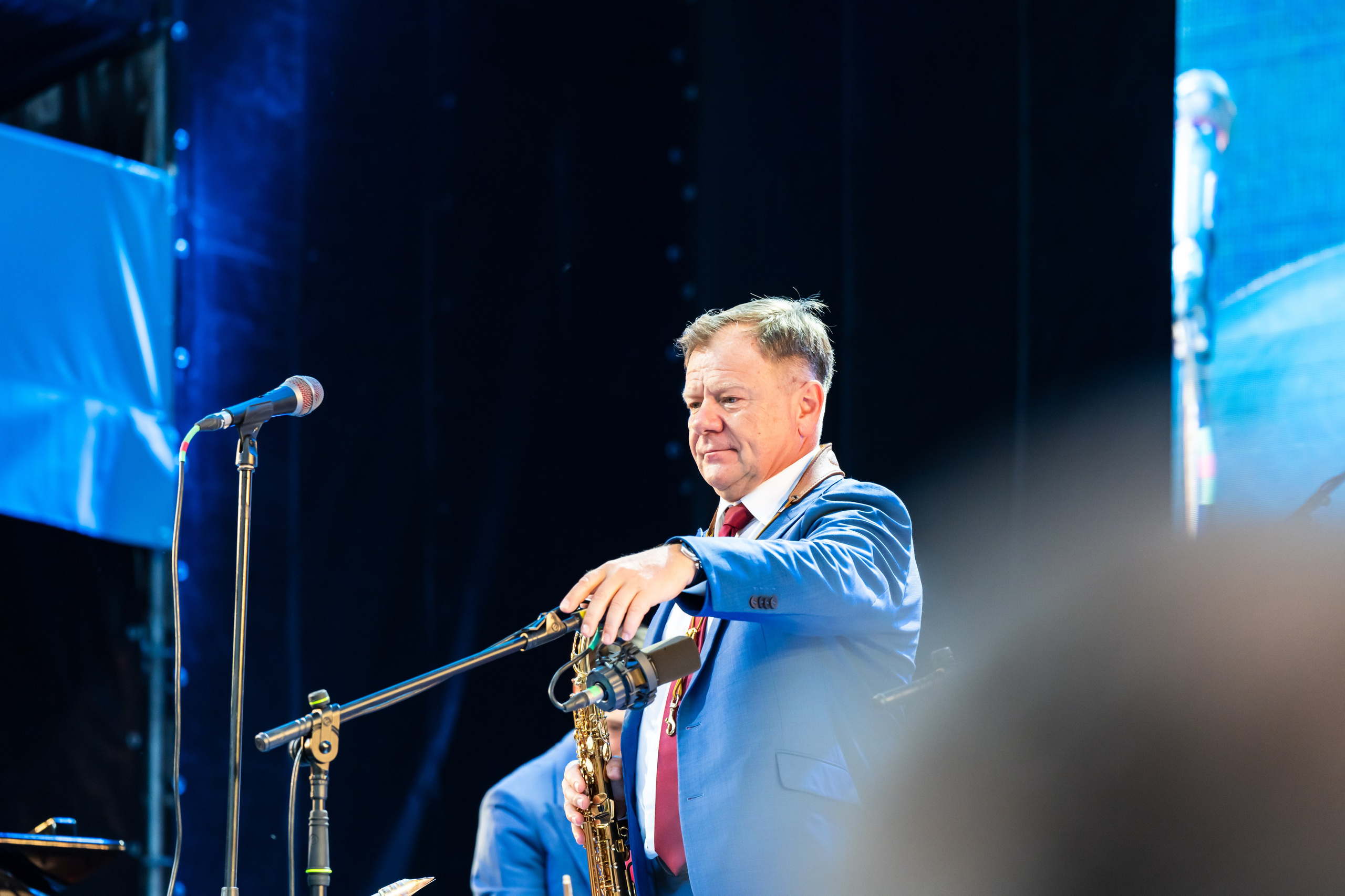 Игорь Бутман на джазовом концерте в Горках Ленинских