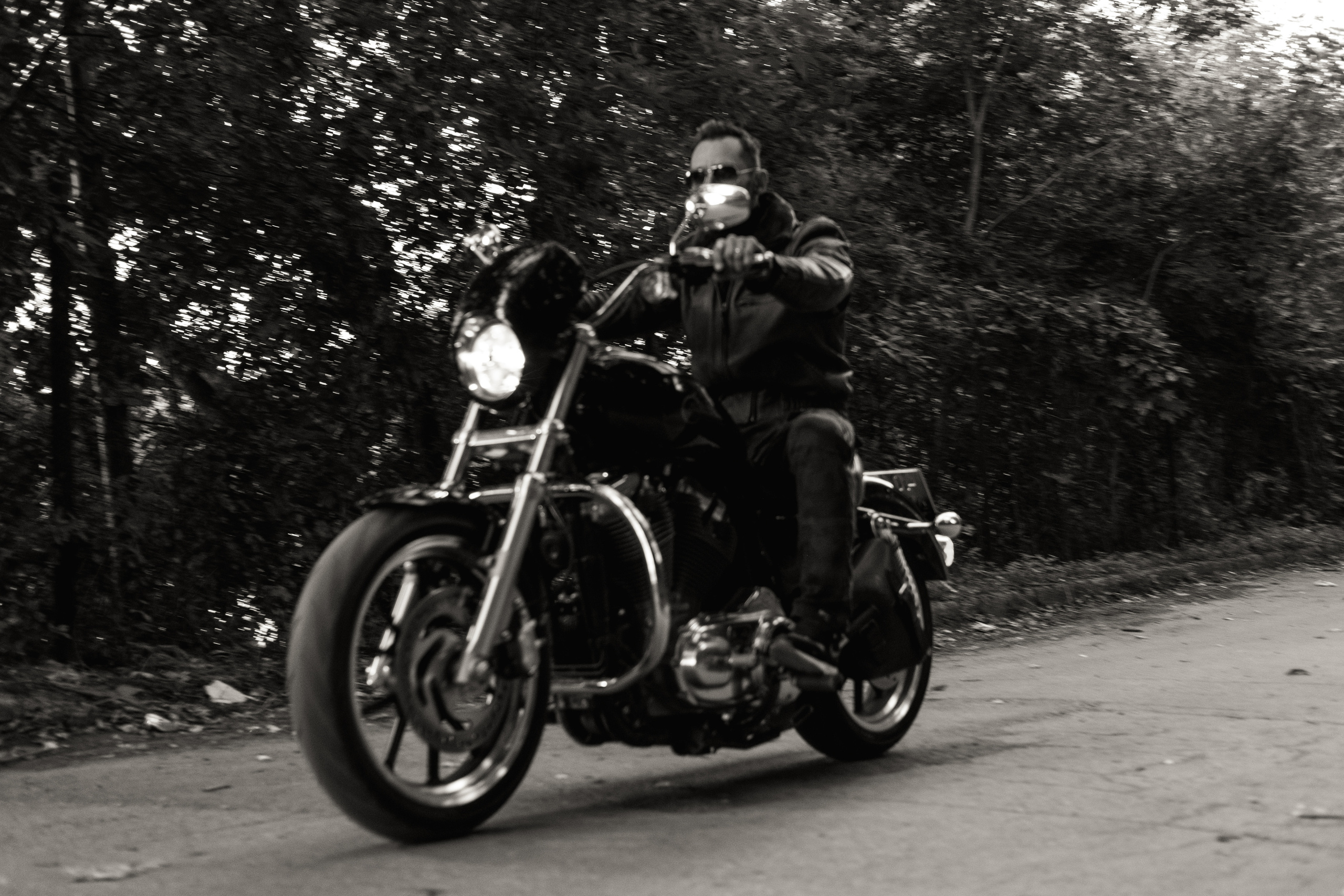 Мужской портрет. Harley Davidson. Артём Кузнецов, фотограф, Новосибирск