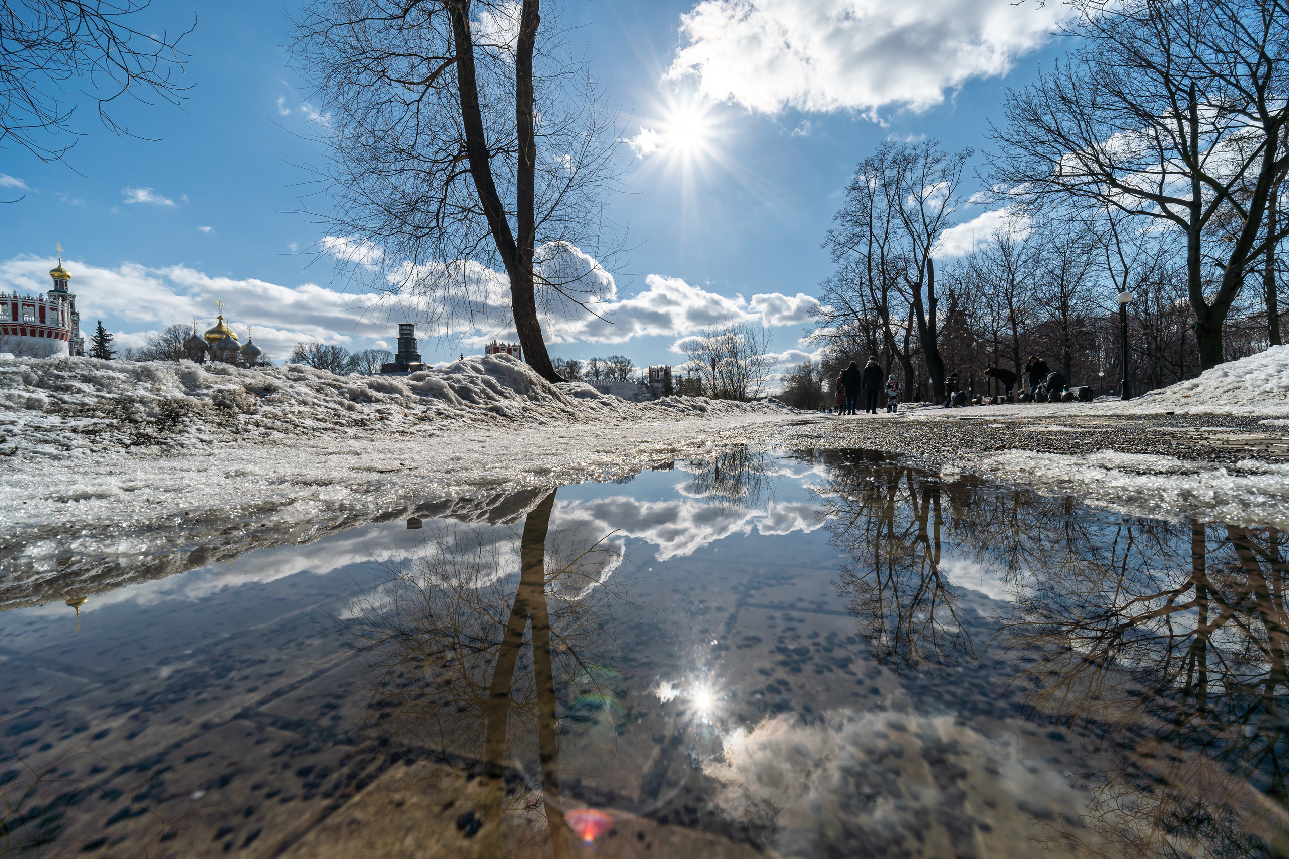 Парк Новодевичьего монастыря