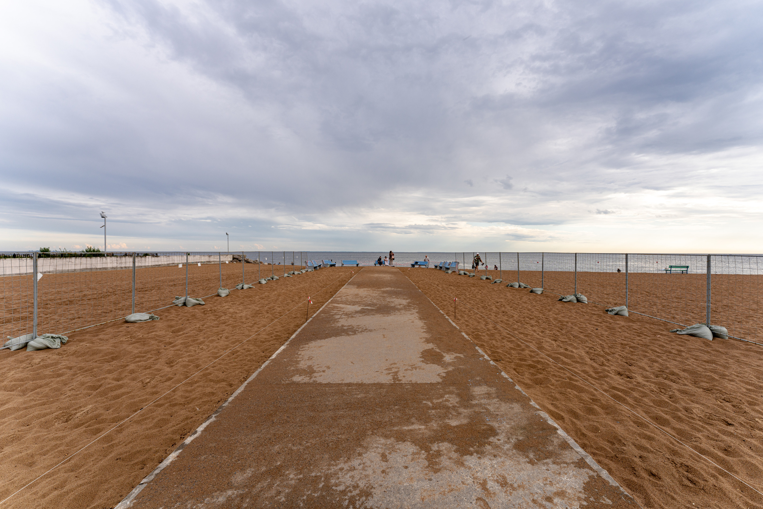 Пляж в Сестрорецке под Питером