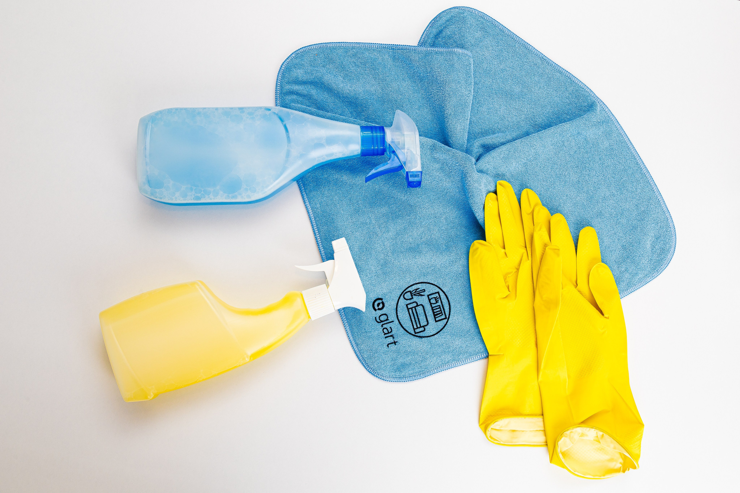 Предметная фотосессия набора тряпок для дома