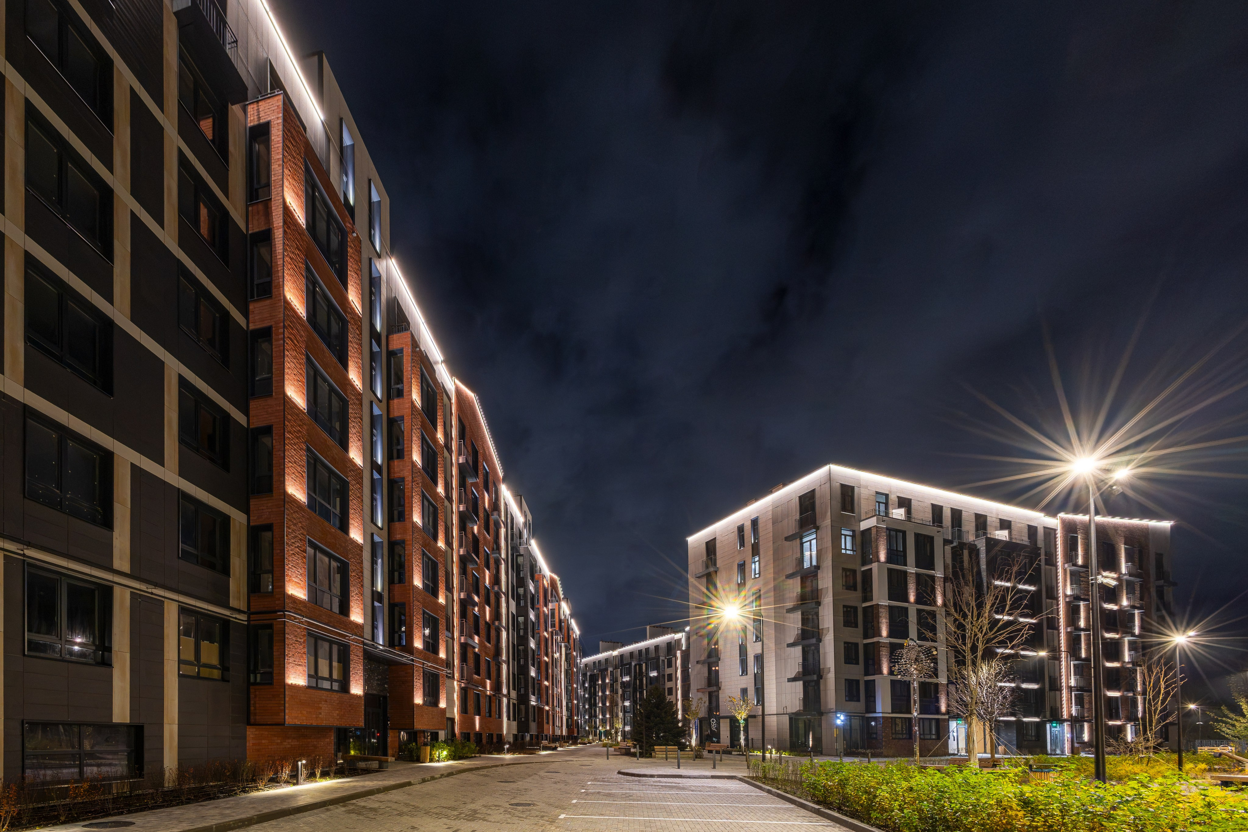 Архитектурная фотосъемка ночью