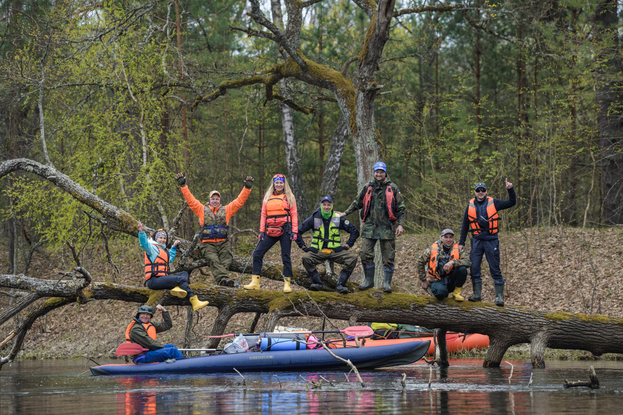 Водный поход 1-й кс по реке Случь. Репортажный фотограф Владимир Беляй