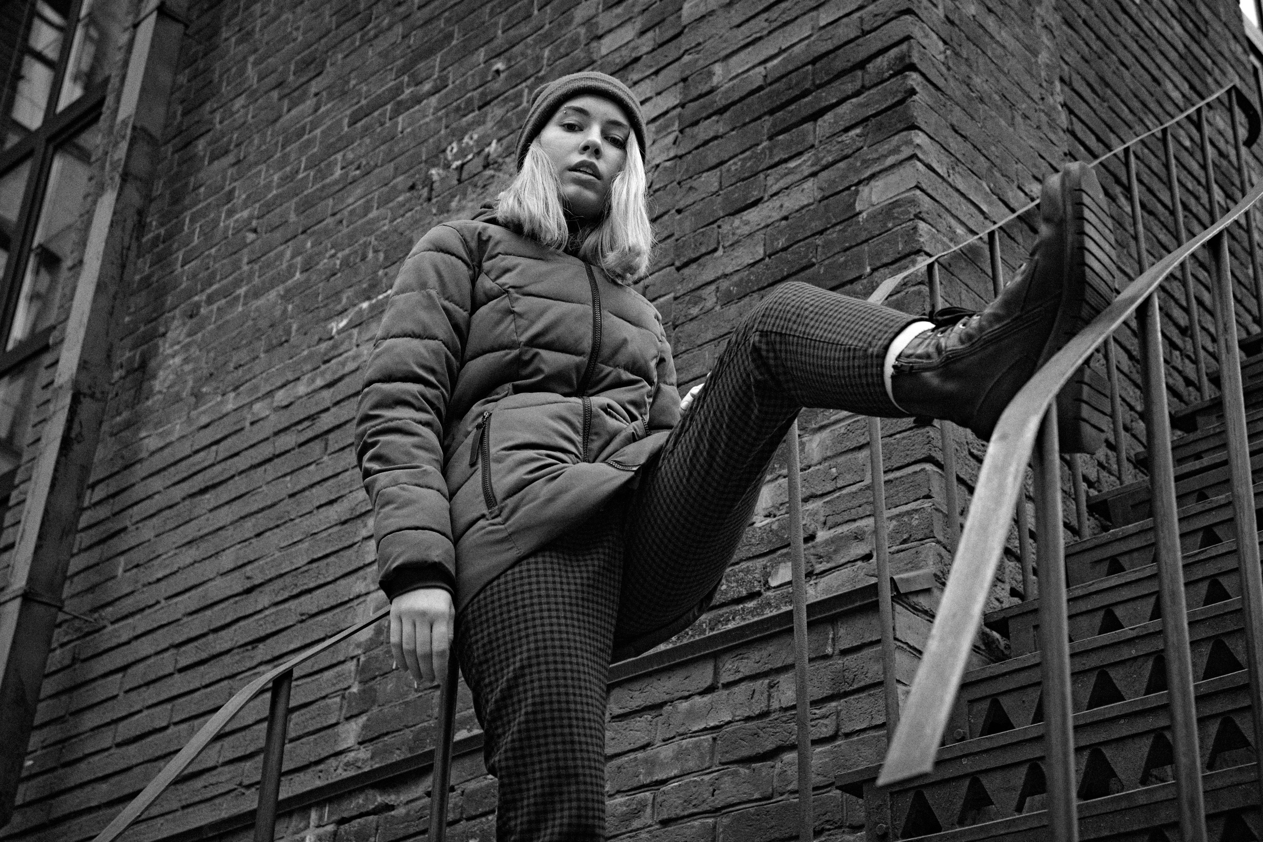 стрит фотосессия с Полиной в Москве