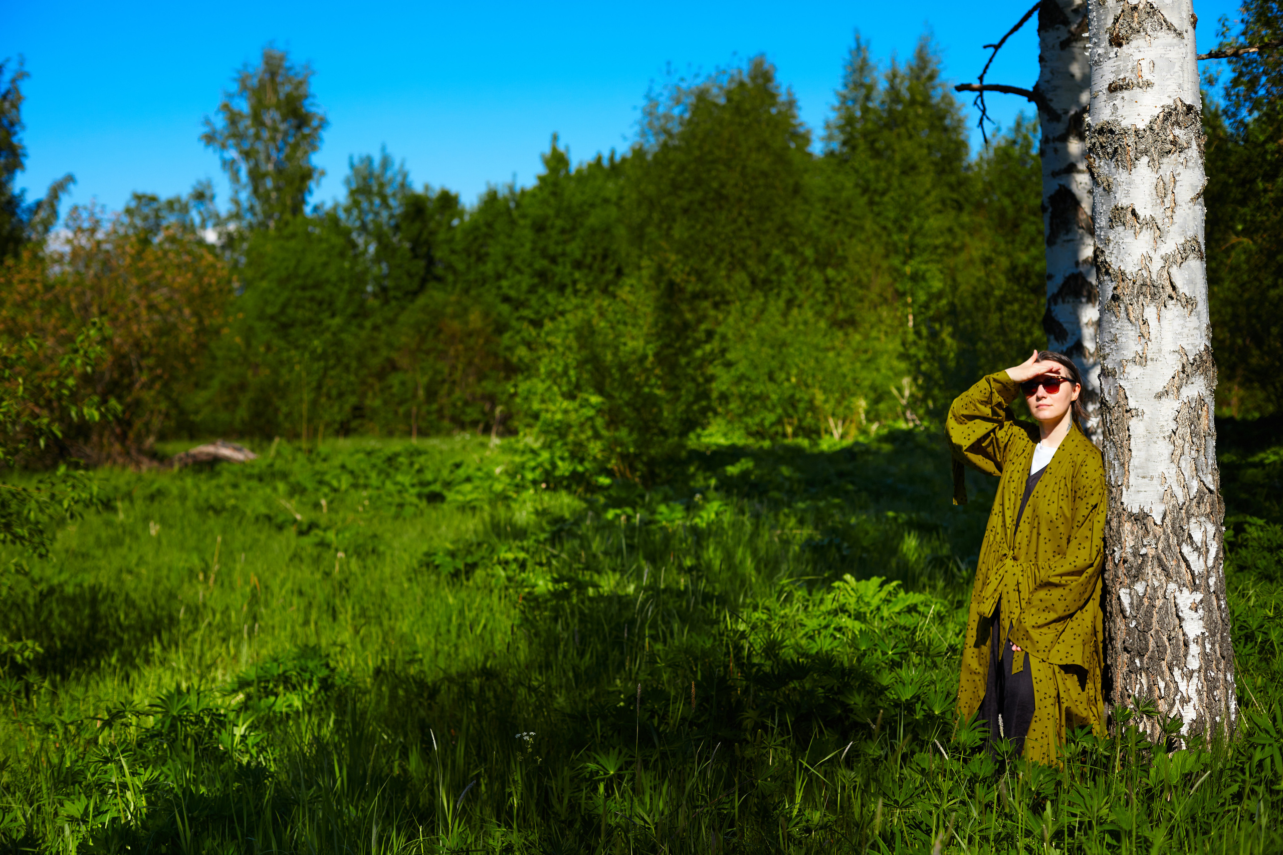 Женское платье с запахом. Одежда из Санкт-Петербурга СИНИОКО