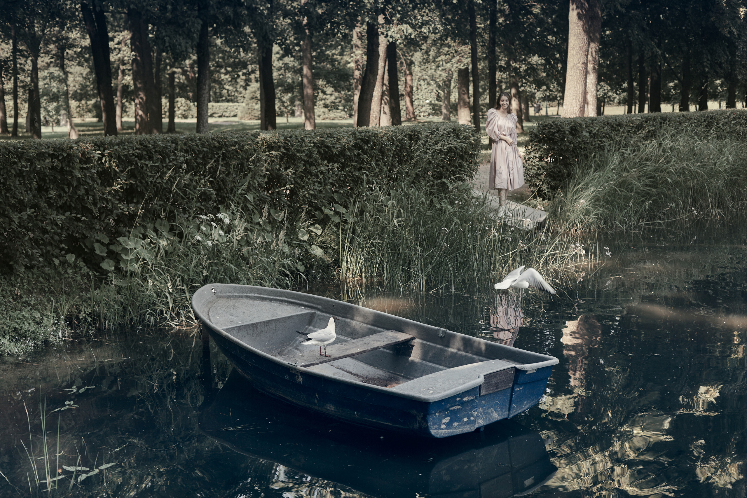 День в Петергофе. Одежда из Санкт-Петербурга СИНИОКО