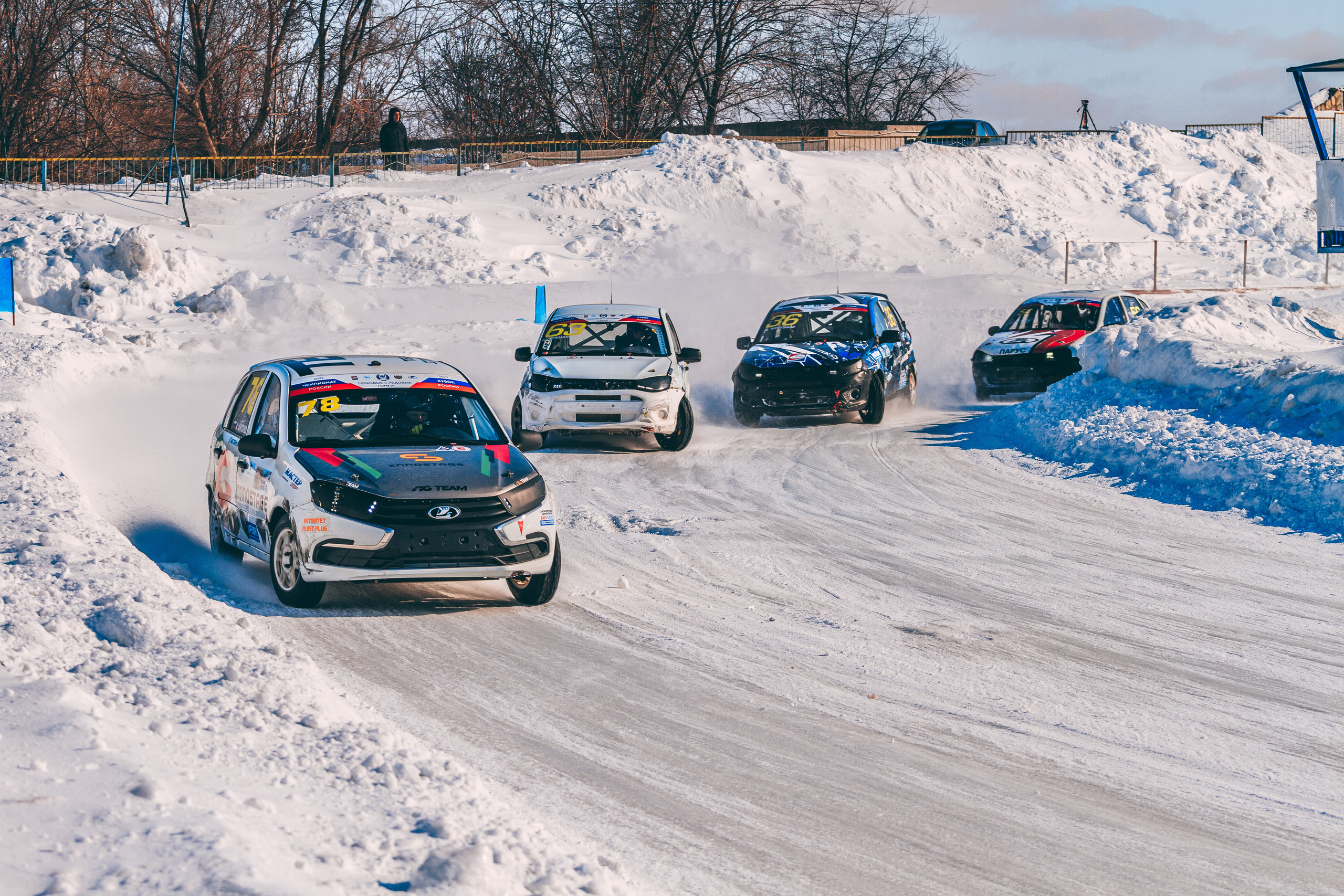Пятый этап чемпионата России по ледовым гонкам. Фотограф Левченко Денис