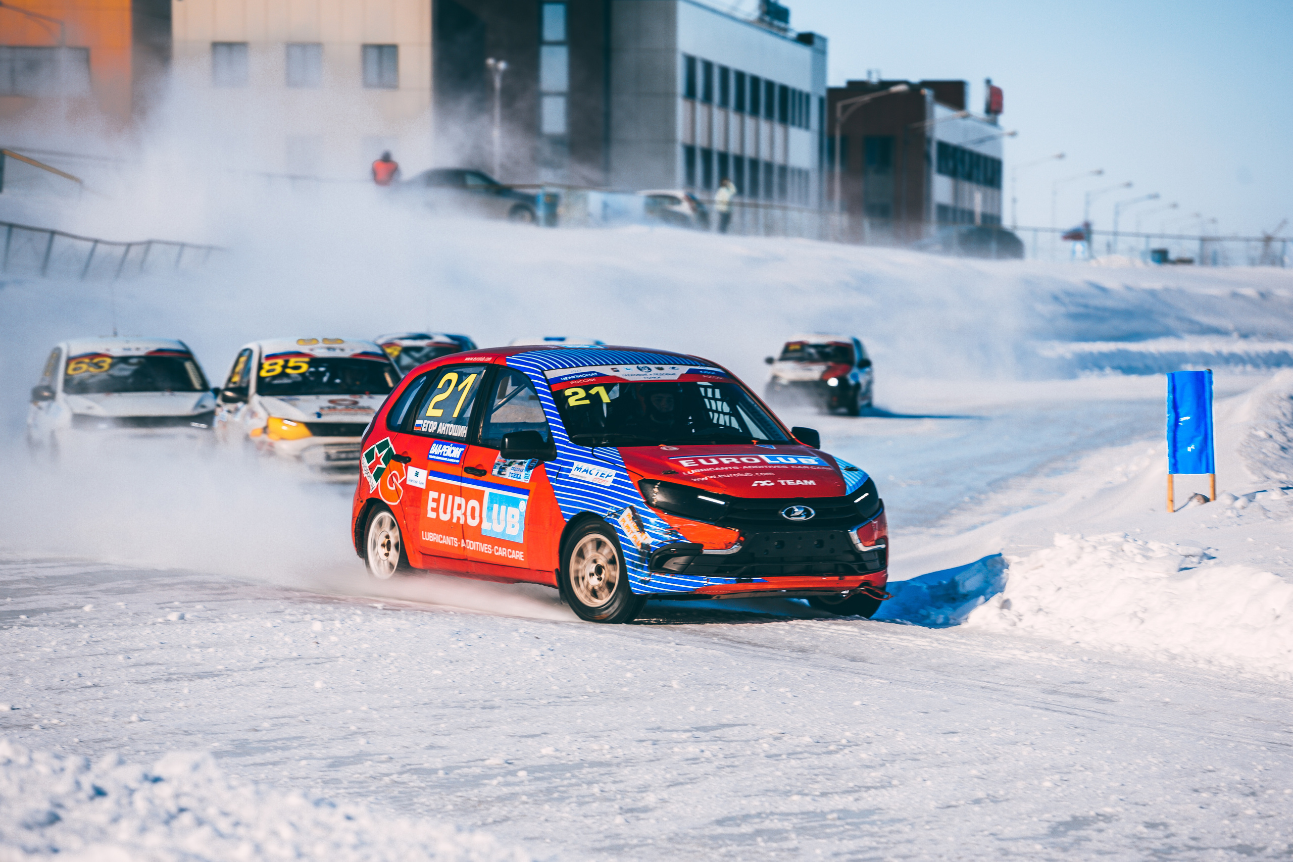 Пятый этап чемпионата России по ледовым гонкам. Фотограф Левченко Денис