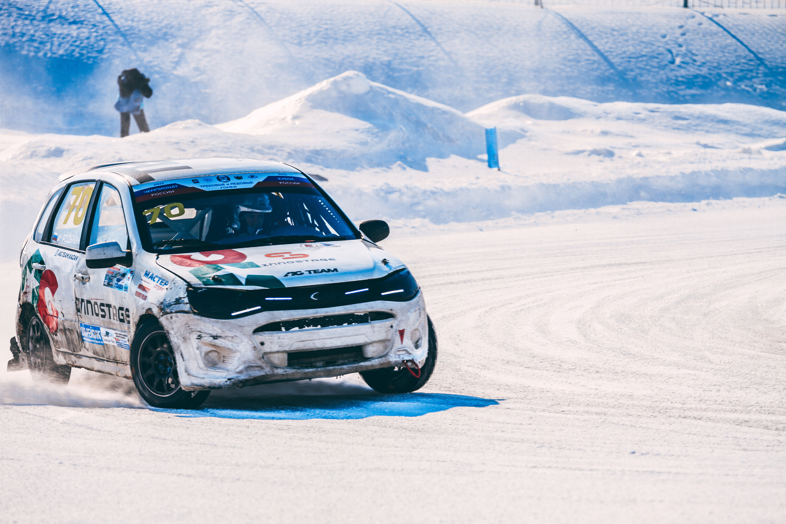 Пятый этап чемпионата России по ледовым гонкам. Фотограф Левченко Денис