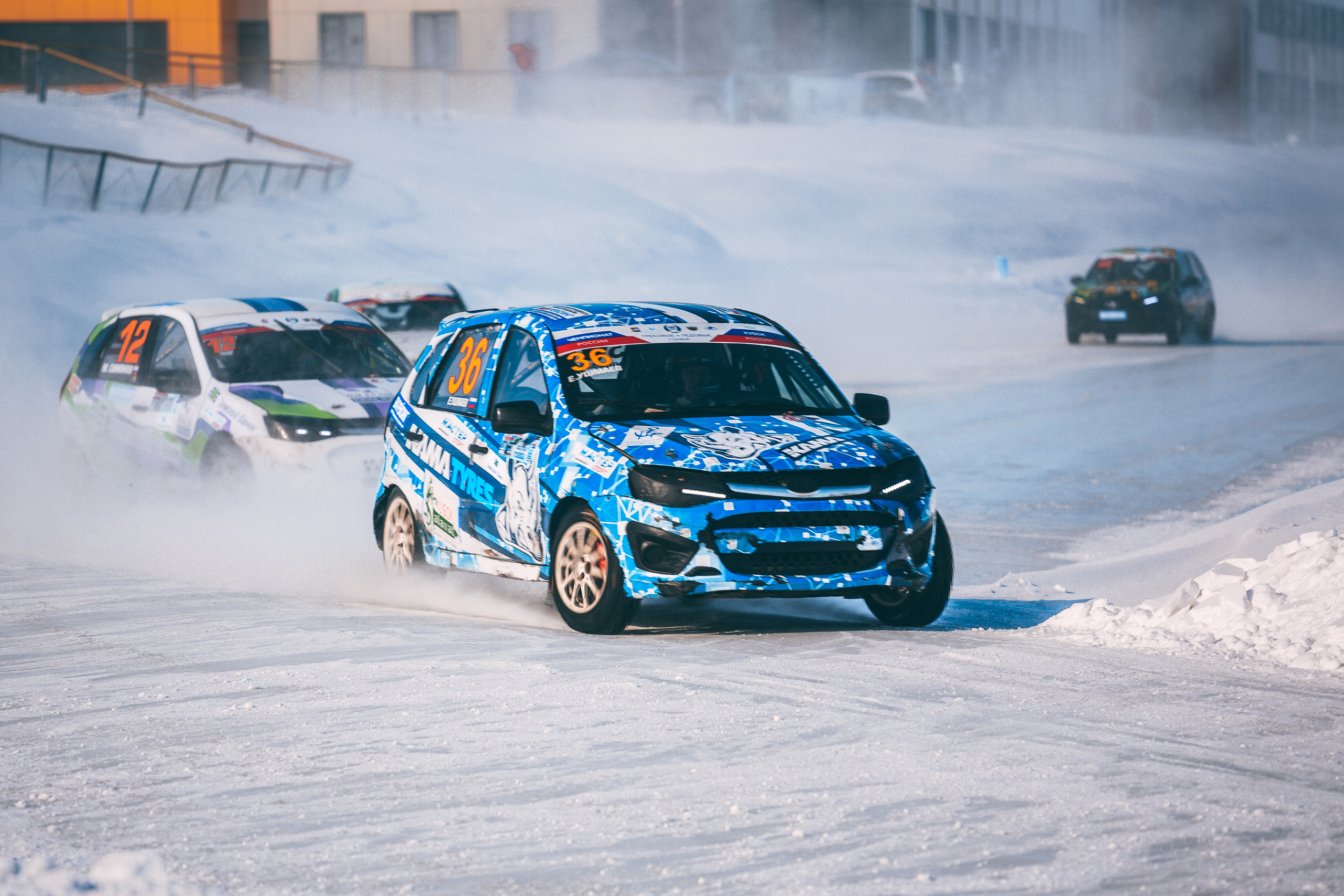 Пятый этап чемпионата России по ледовым гонкам. Фотограф Левченко Денис