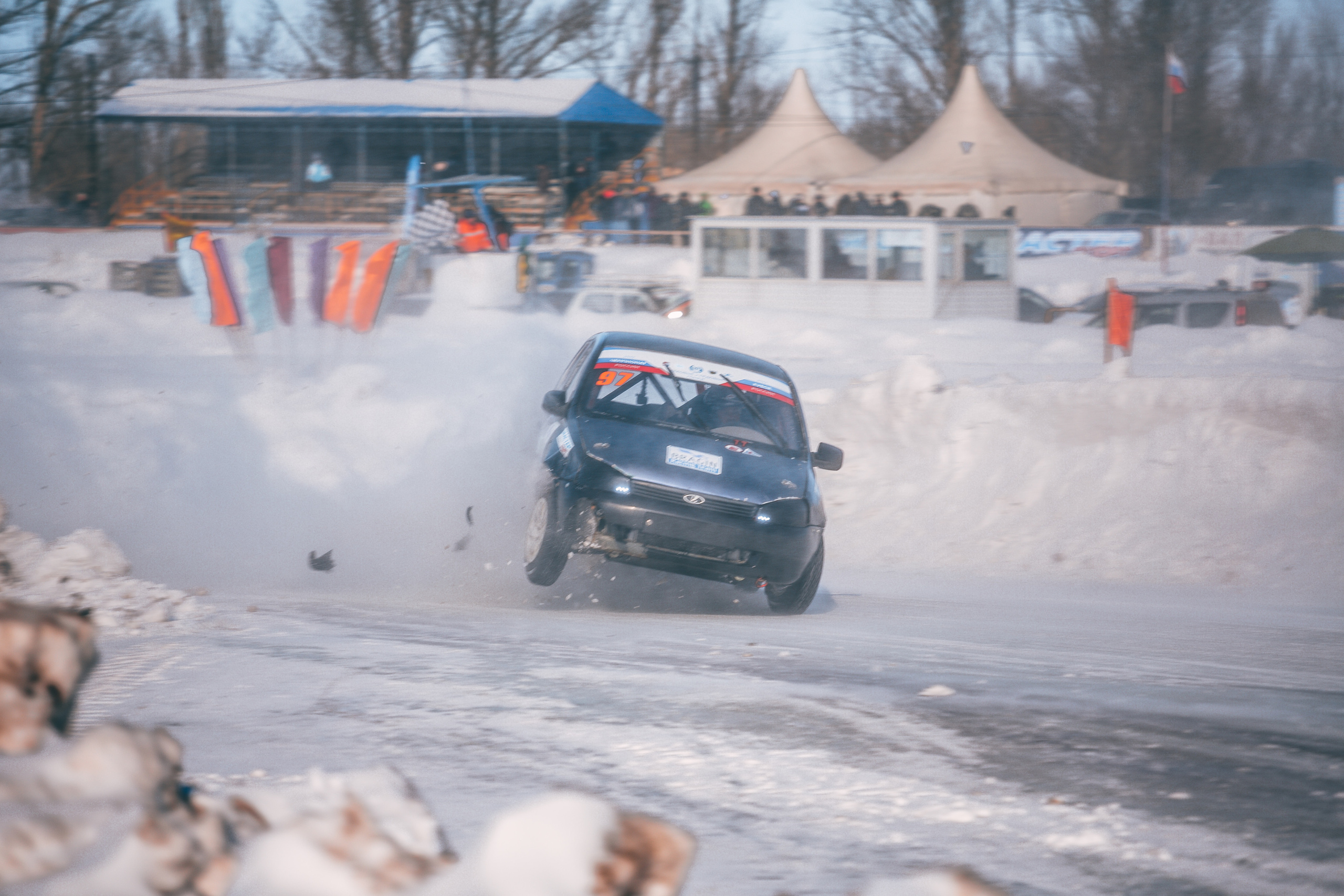 Пятый этап чемпионата России по ледовым гонкам. Фотограф Левченко Денис