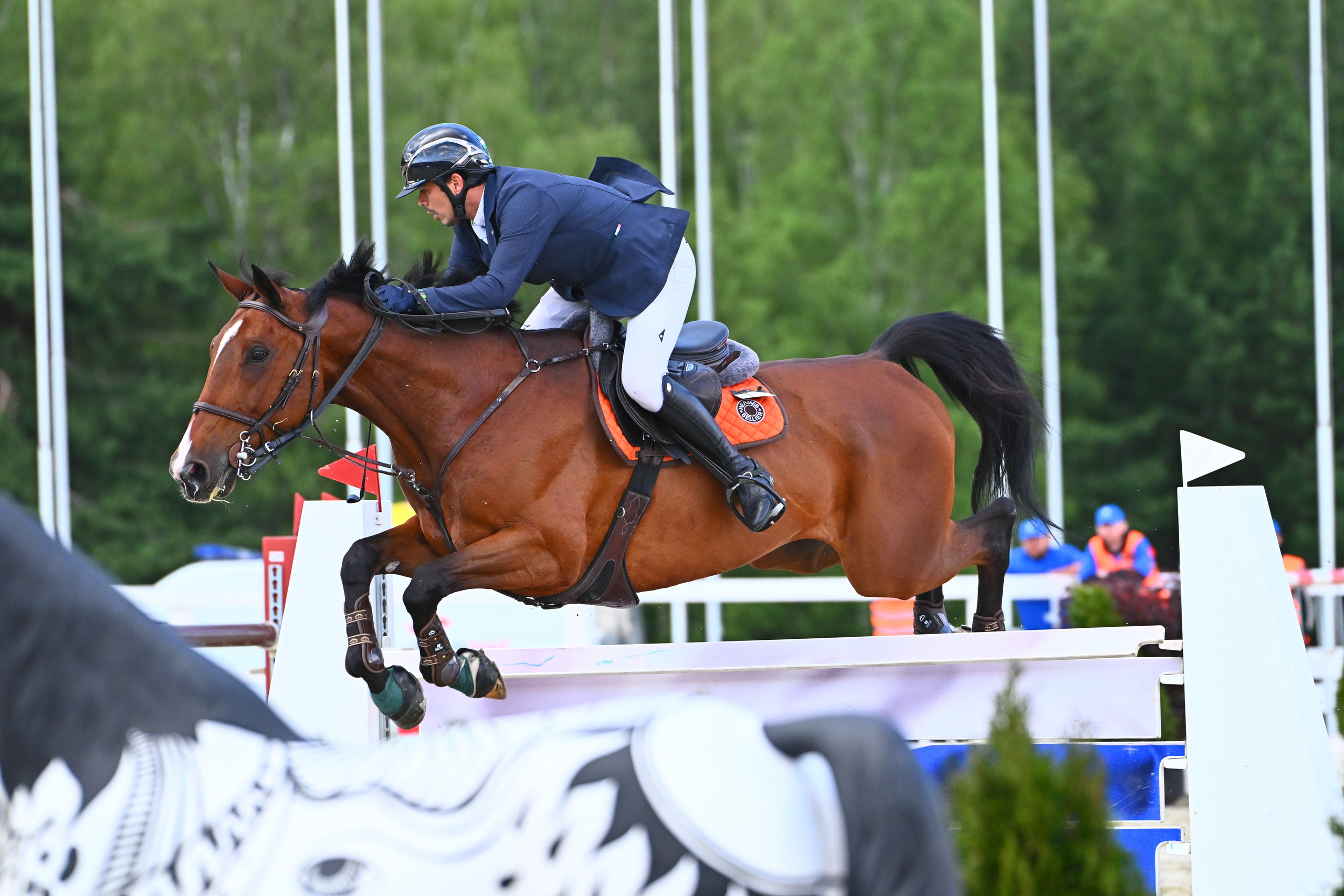 26 — 29 июня, КСК Хорсека, Дерби+муниципальное (1). ТУРНИРНАЯ КОННАЯ ФОТОГРАФИЯ, Руднева Ольга и Евгений Адеев