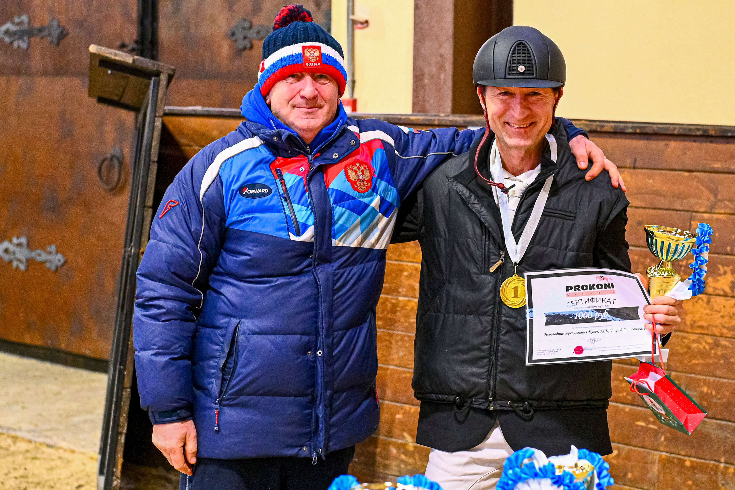 2025.12.20 — КСК ОТРАДА — КОНКУР. ТУРНИРНАЯ КОННАЯ ФОТОГРАФИЯ, Руднева Ольга и Евгений Адеев