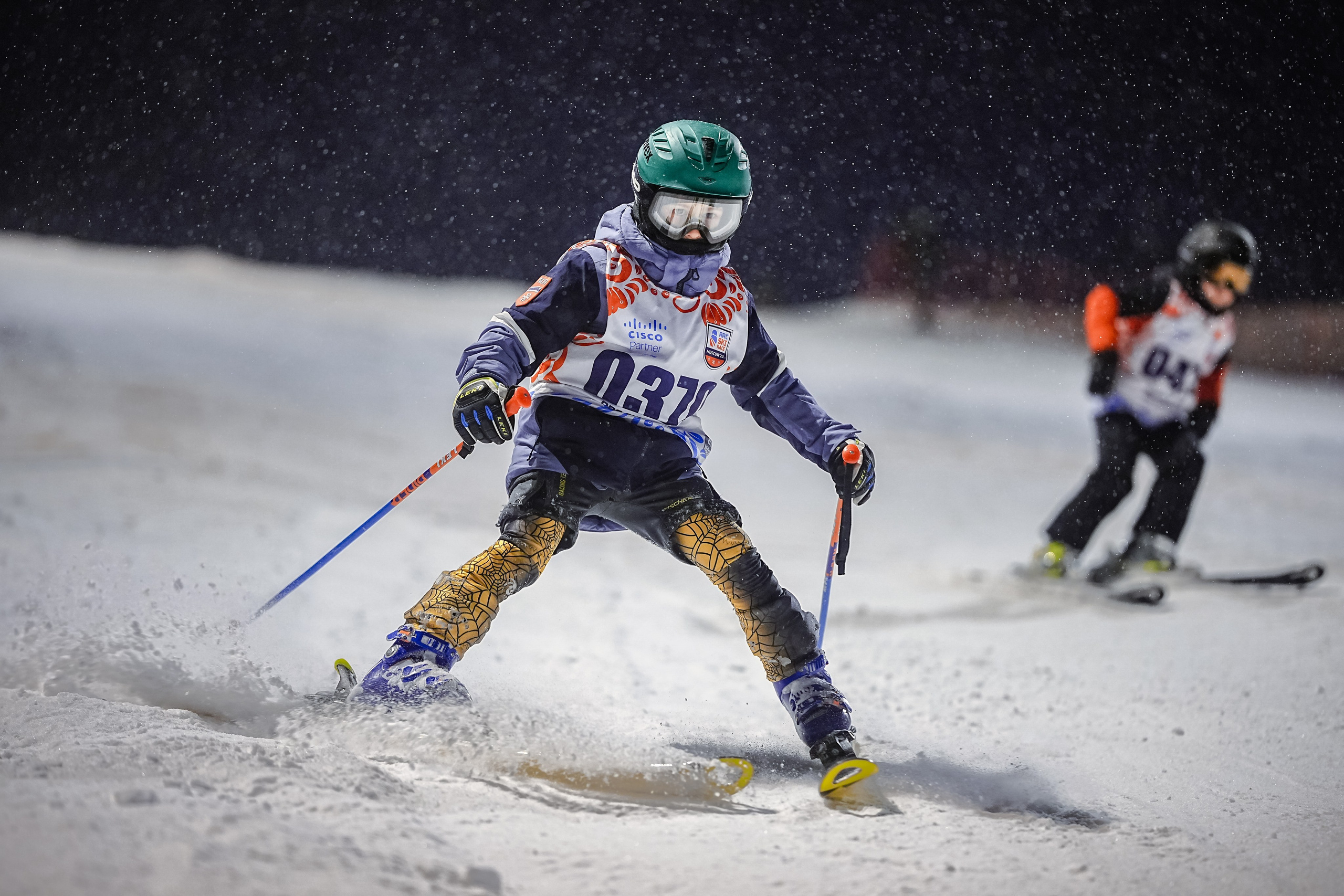 Фото с соревнований по горнолыжному спорту в Дмитровском городском округе Московской области 2025-20256. Фотограф Студитский Евгений