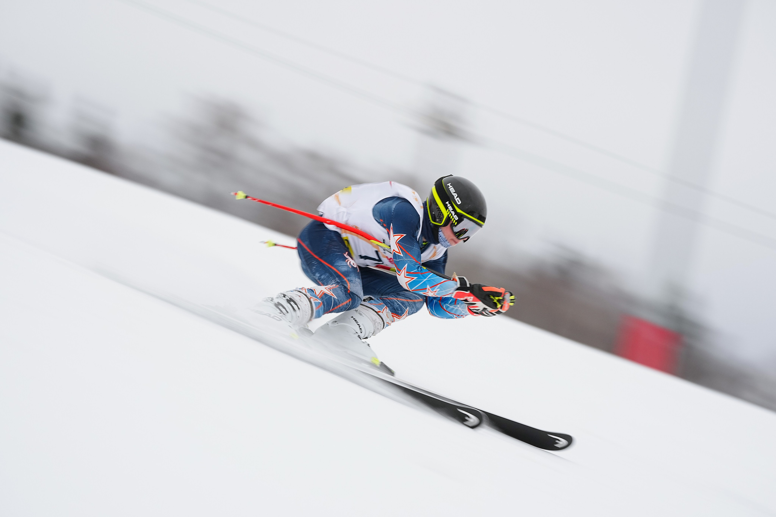 Фото с соревнований по горнолыжному спорту в Дмитровском городском округе Московской области 2022-2023. Фотограф Студитский Евгений