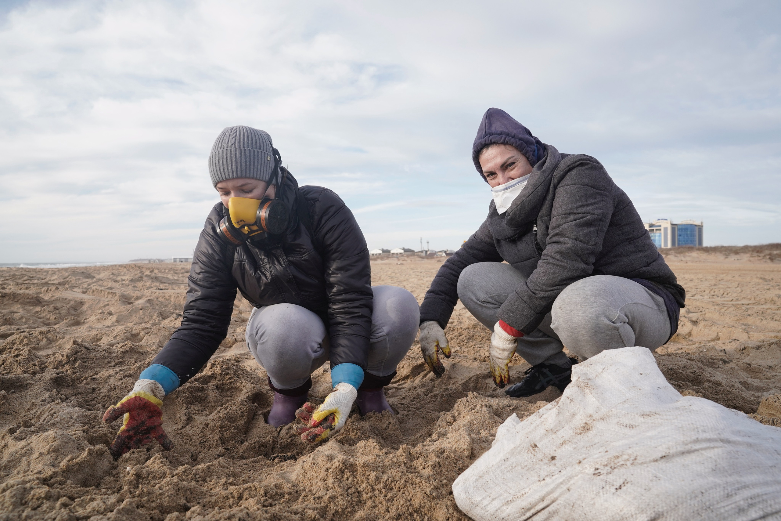 Выброс мазута в Анапе 2024. Povarov