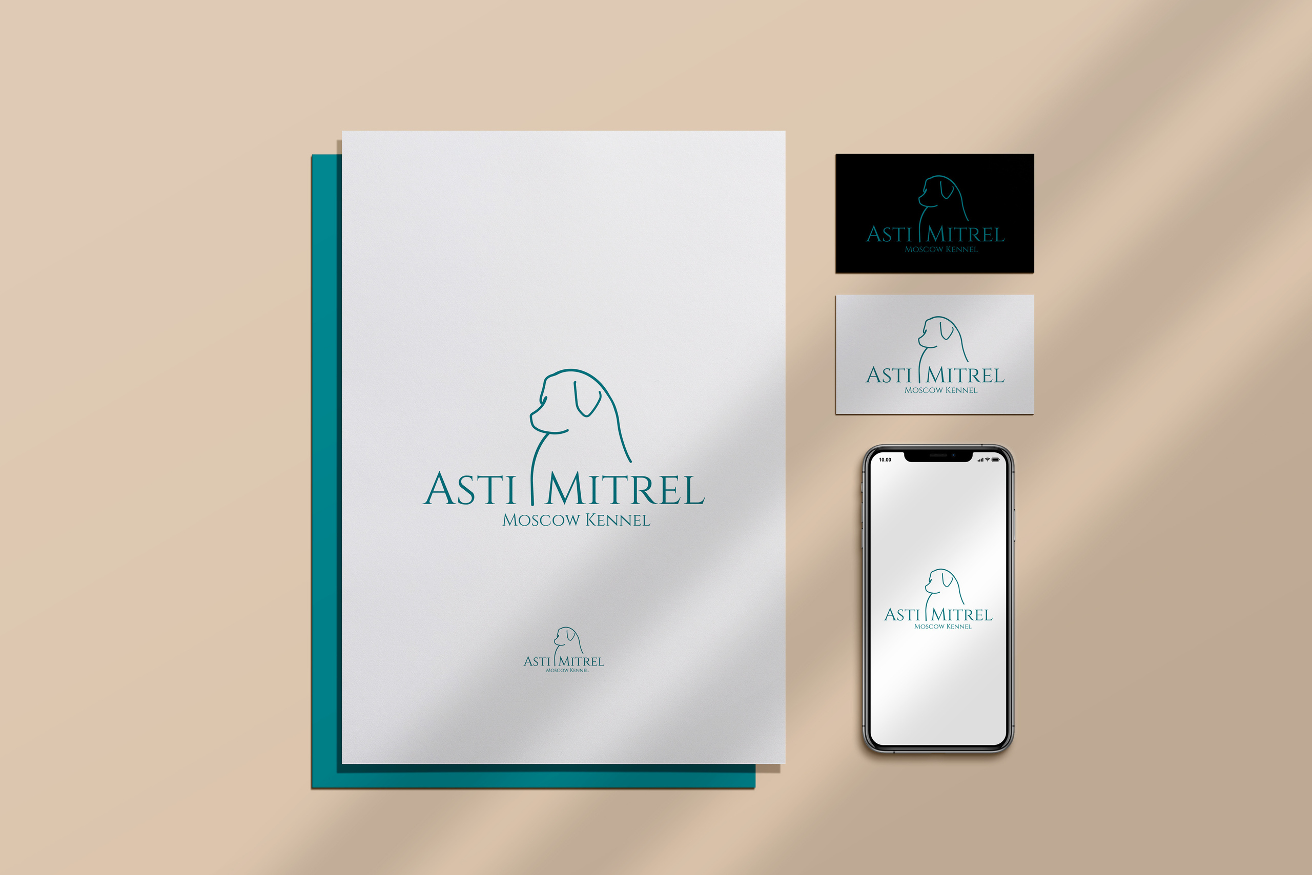 Логотип для питомника австралийских овчарок ASTI MITREL. ФОТОГРАФ-АНИМАЛИСТ l LANA POLYAKOVA