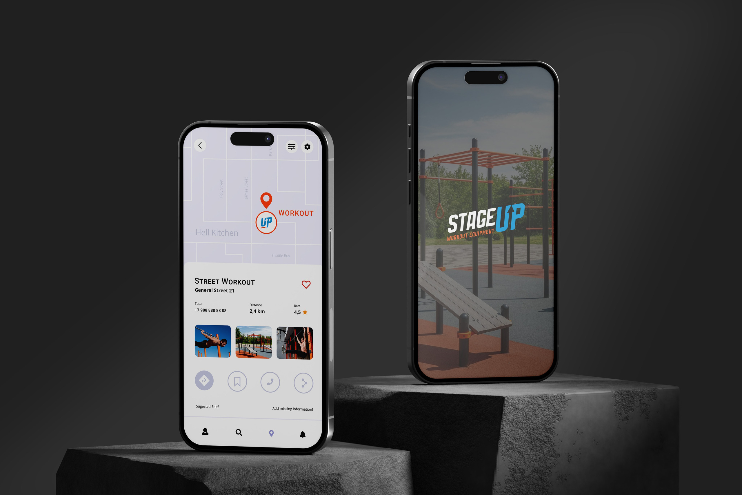 Разработка логотипа для «Stage Up». Студия графического дизайна Валерии Кадыровой