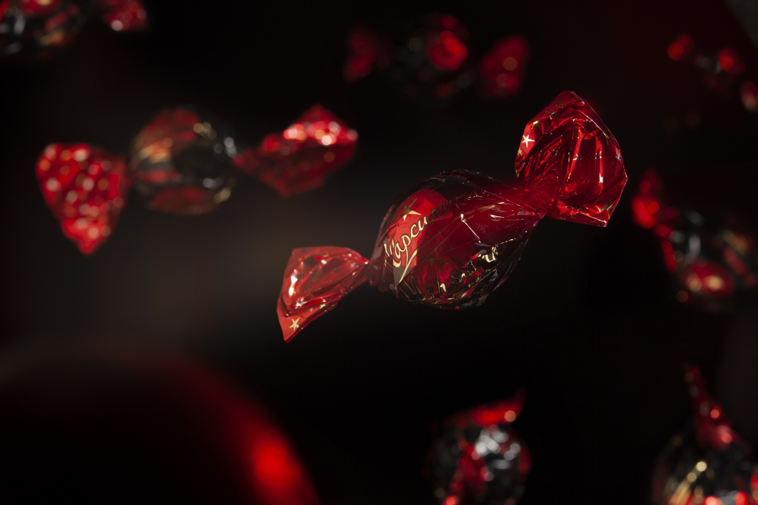 Коммерческая фотосъемка конфет в Москве