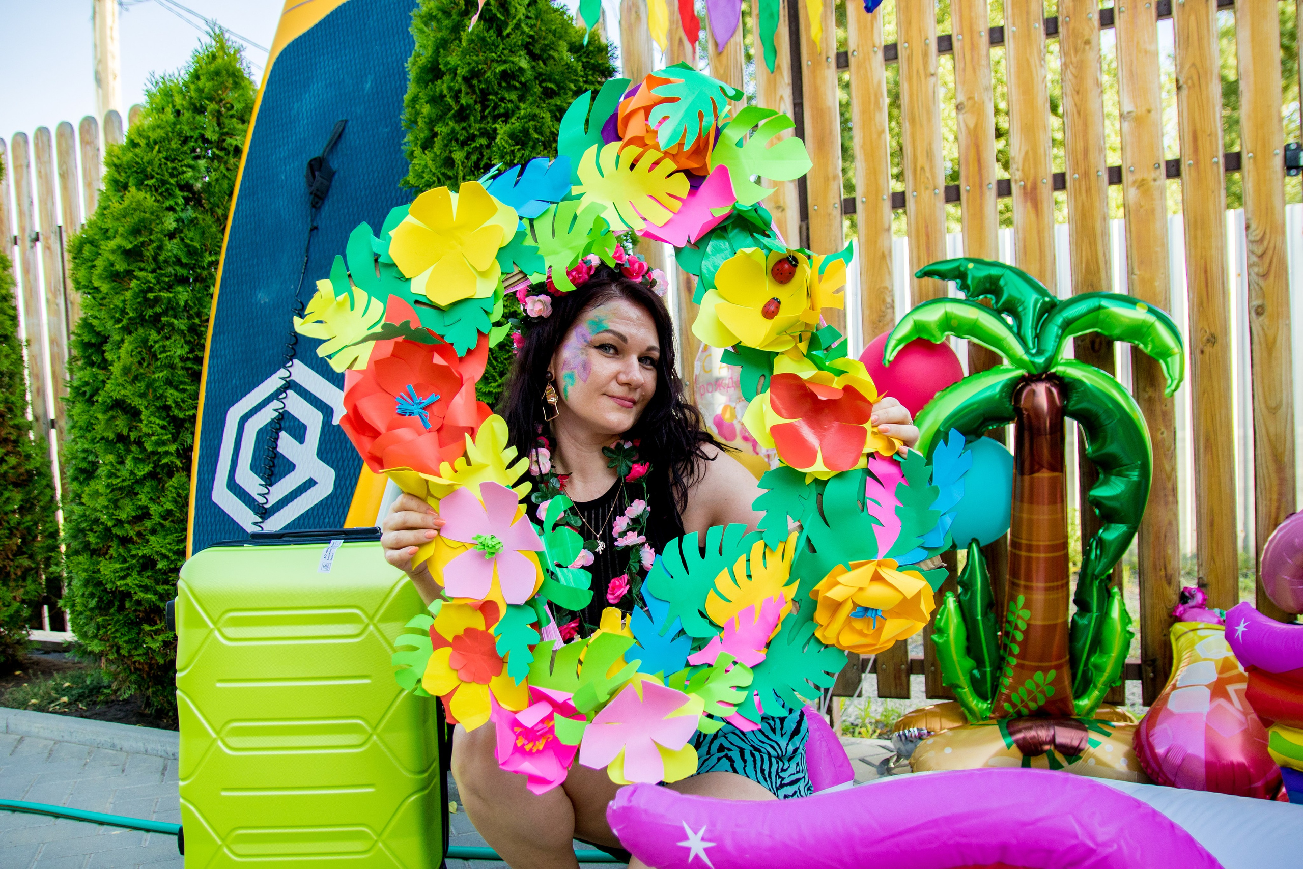 Гавайская вечеринка в Константиновске от ведущей Гребенникова Марина