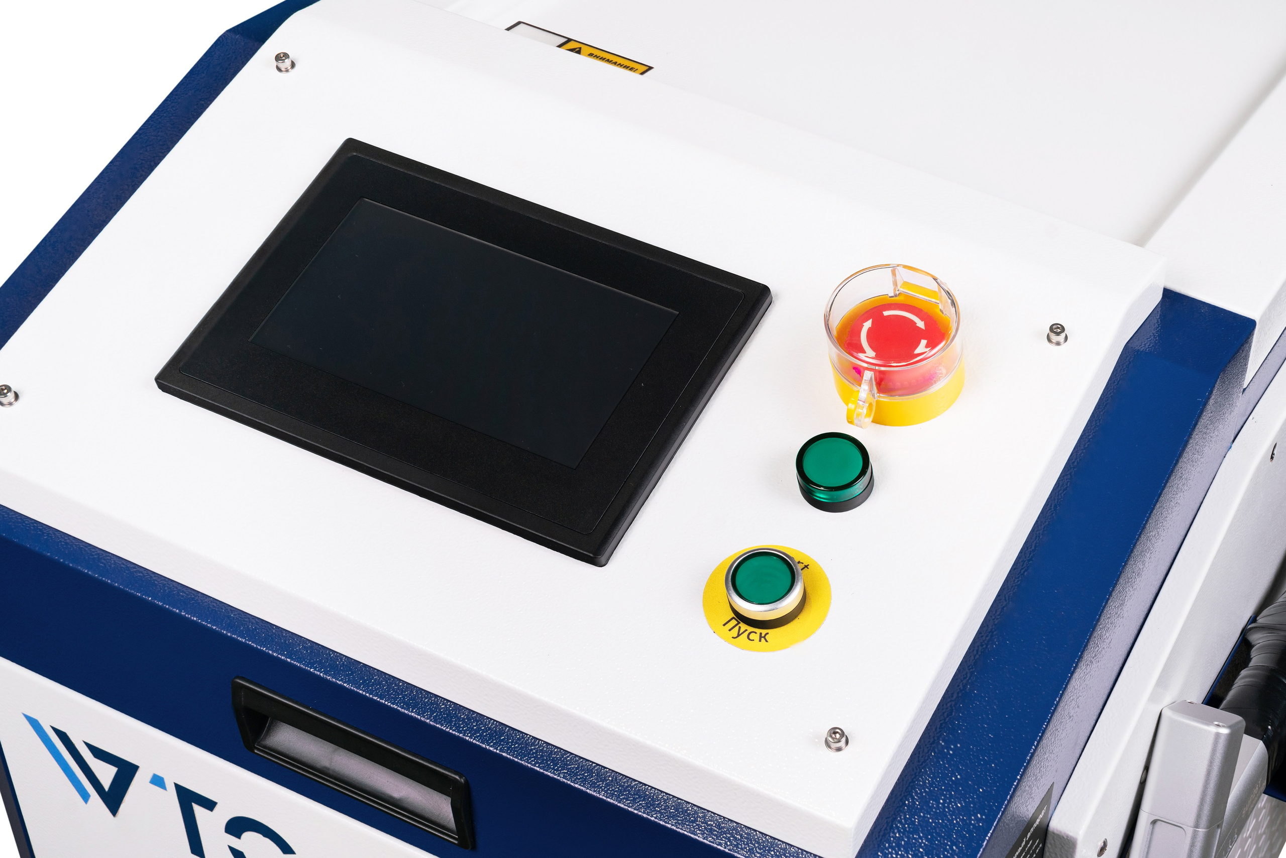 Настройка меню лазерного сварочного аппарата. Фотограф и графический дизайнер Владимир Пуставетов